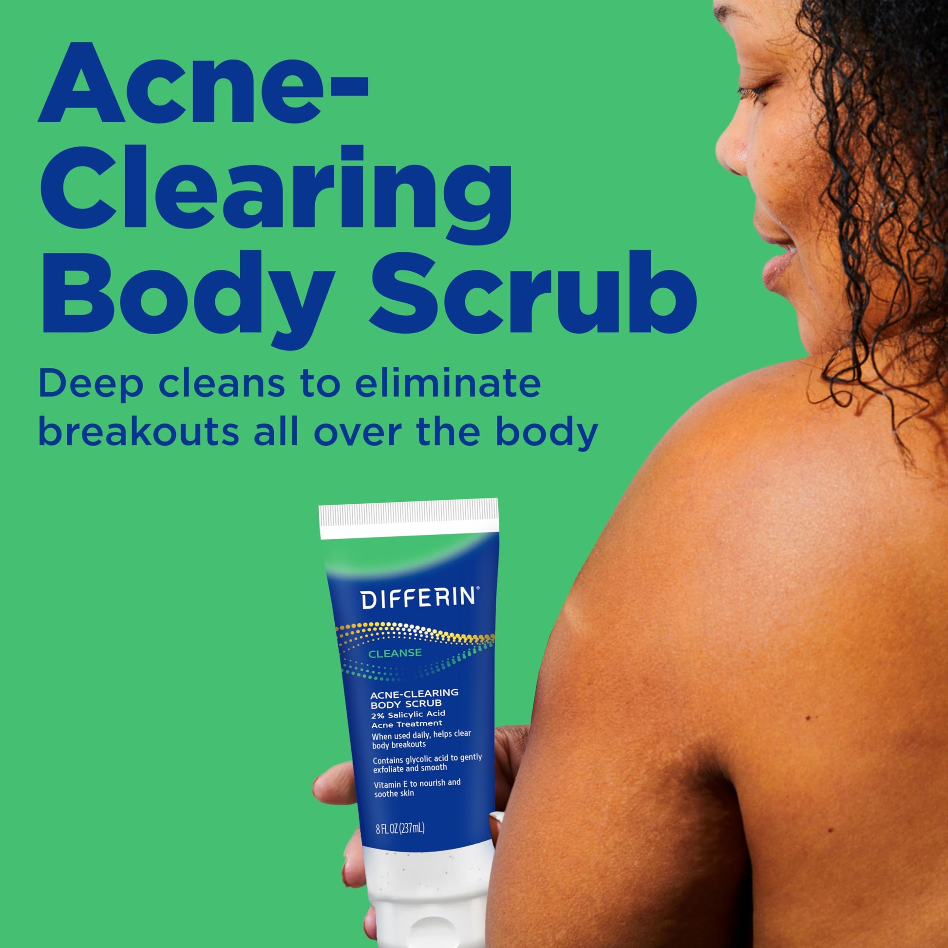 Differin Body Scrub with Salicylic Acid Acne Clearing Improves Tone and Texture Prone Skin Differin buy supplements canada