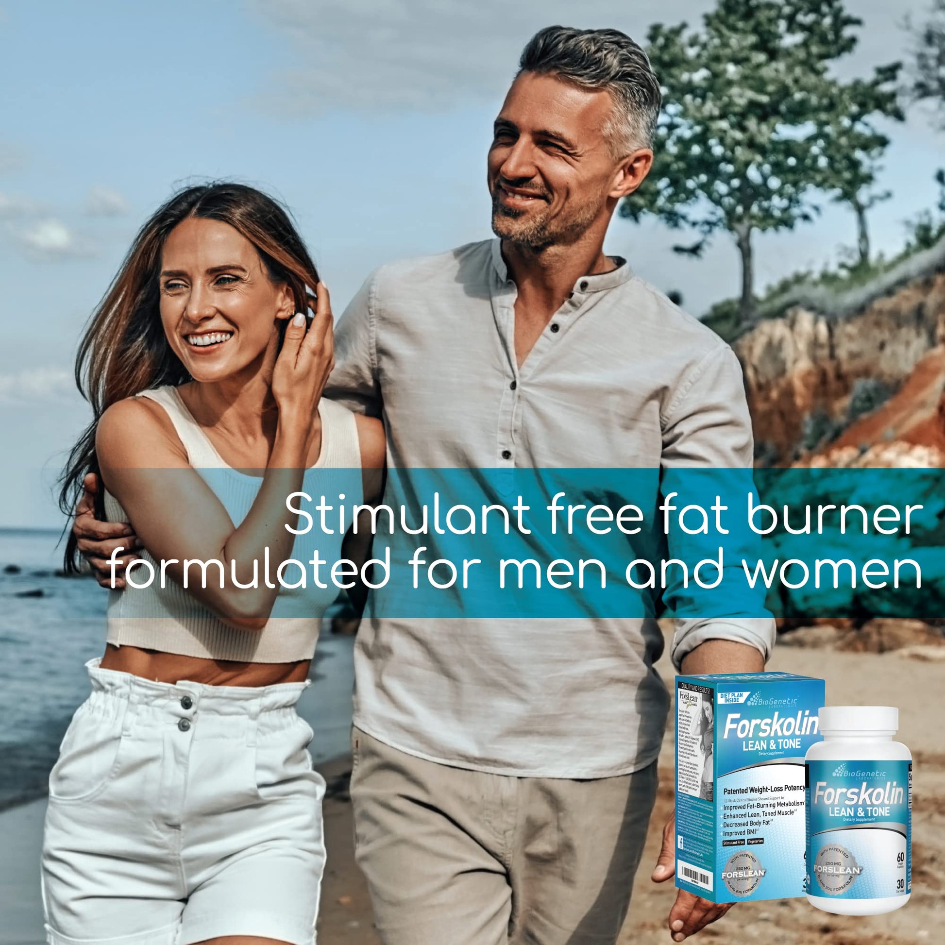 BioGenetic Labs Forskolin Lean & Tone - Weight Loss Pills - Body Toning Formula Fat Burner BioGenetic Laboratories buy supplements canada
