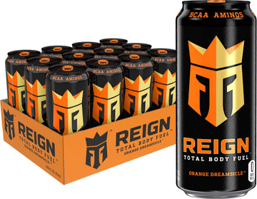 Reign Total Body Fuel, Orange Dreamsicle, Fitness & Performance Drink, 16 Fl Oz (Pack of 12) Reign buy supplements canada