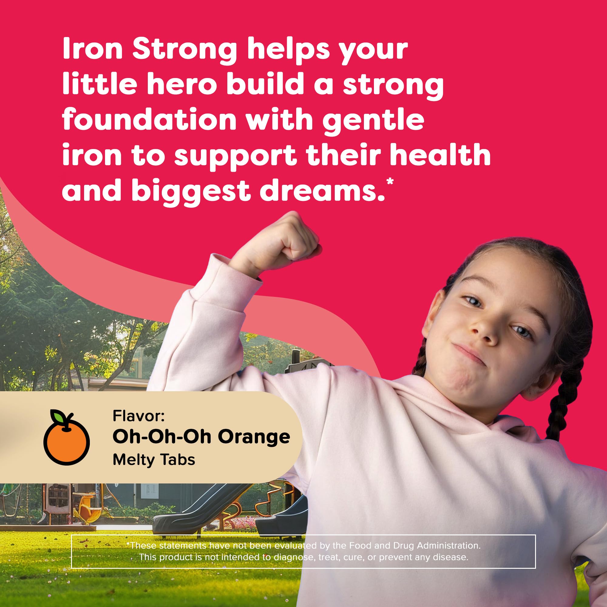 Renzo's Iron Supplements for Kids, Dissolvable Vegan Kids Iron Supplement with Vitamin C, Sugar-Free Melty Tabs Renzo's buy supplements canada