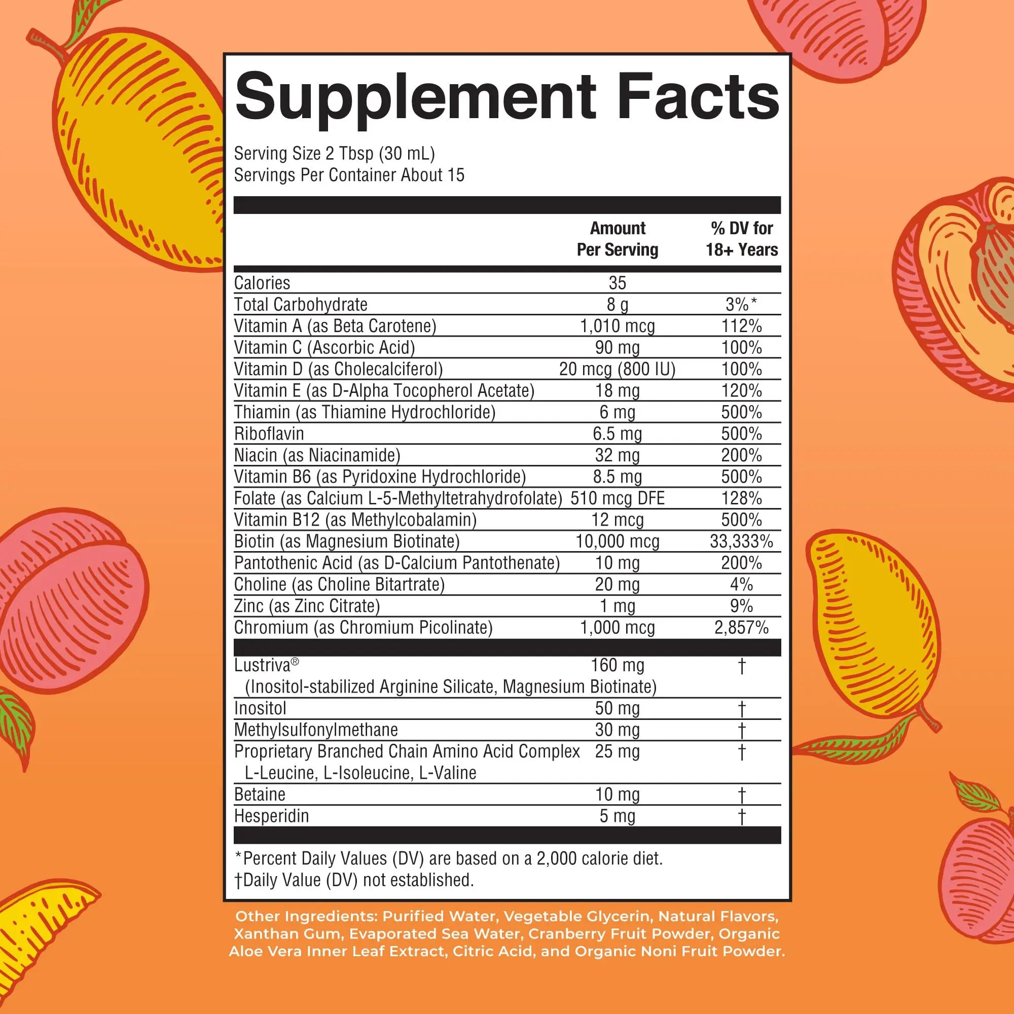 MaryRuth's MaryRuth's Liquid Morning Multivitamin +Hair Growth (Peach Mango, 15.22oz) & Iron Liquid (Berry) | Clean Label Project Verified® | MARYRUTH'SBuy Supplements Australia