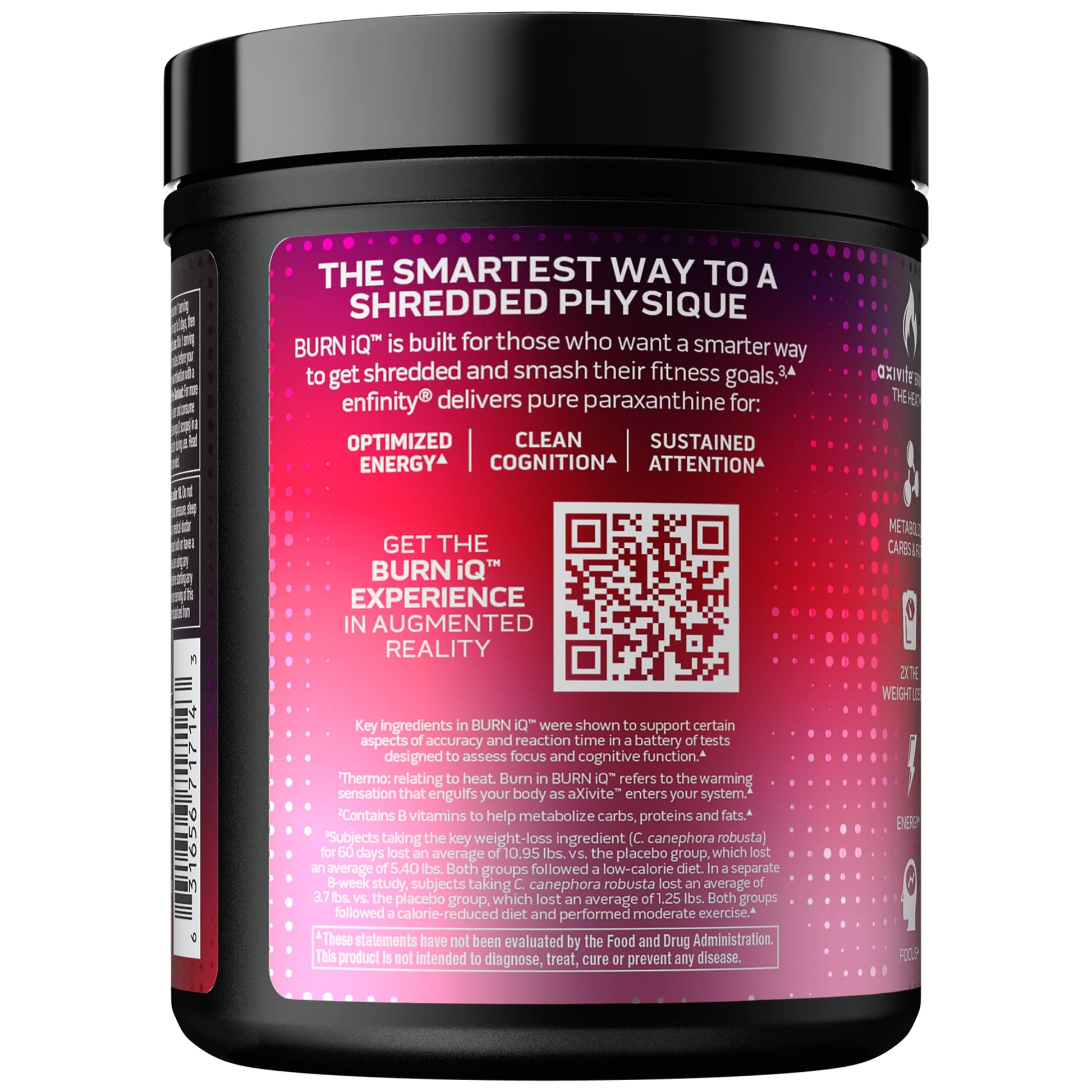 MuscleTech Burn IQ Smart Thermo Supplement Fueled with Paraxanthine Enhanced Energy MuscleTech buy supplements canada