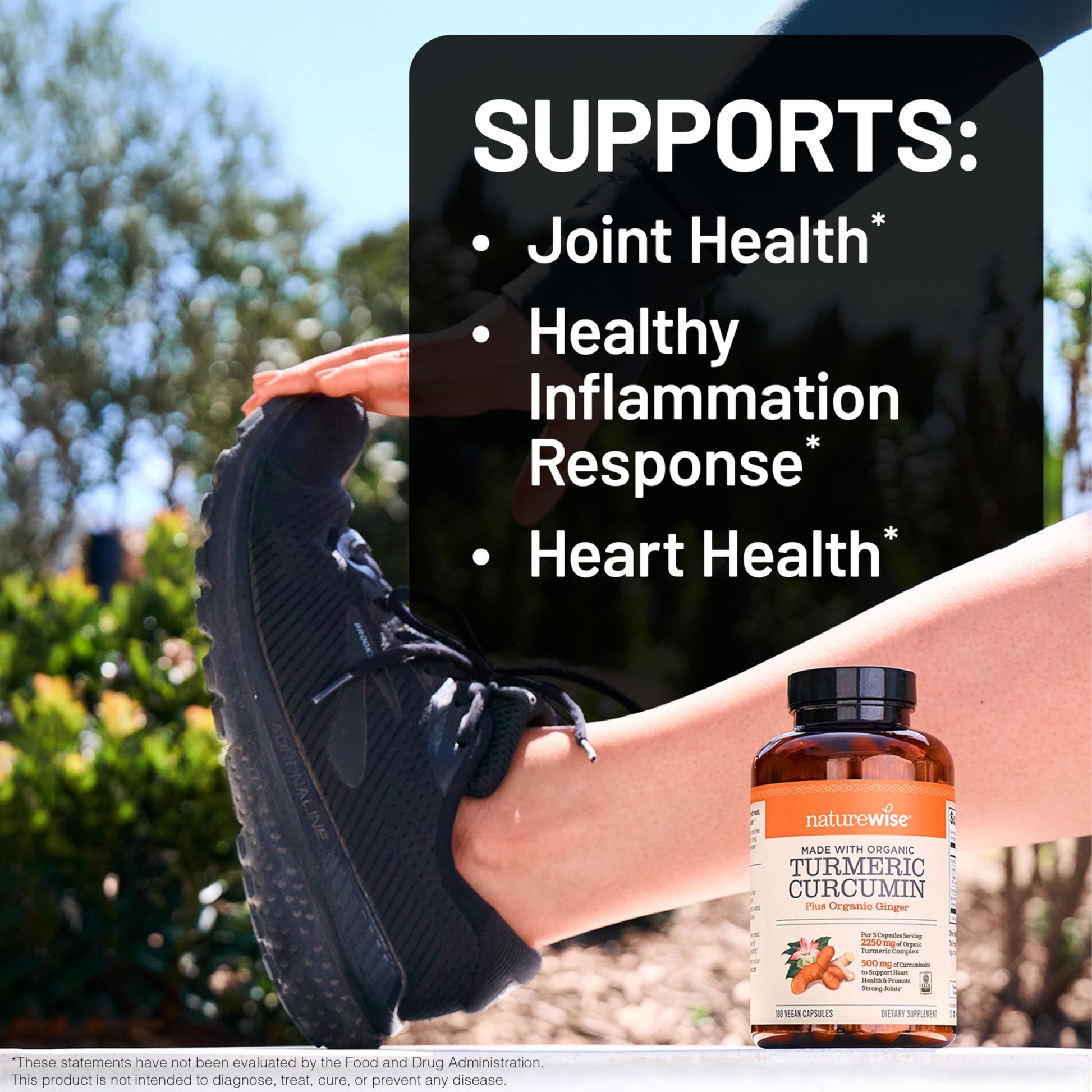 NatureWise Curcumin Turmeric 2250mg - 95% Curcuminoids & BioPerine Black Pepper Extract for Advanced Absorption - Daily Joint and Immune Health Support NatureWise buy supplements canada