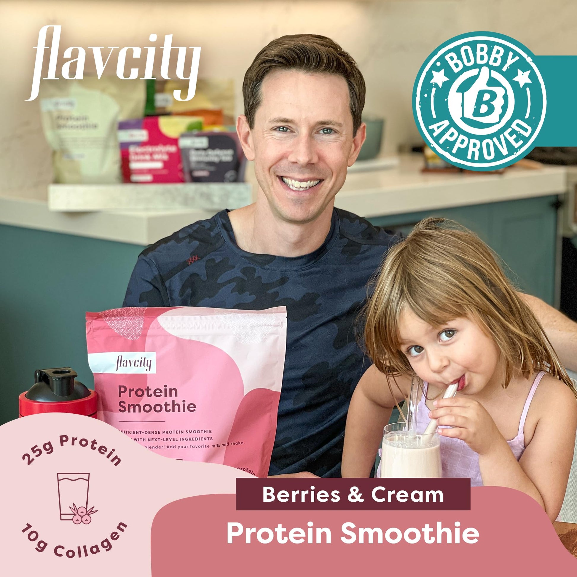 FlavCity Protein Powder Smoothie, Berries & Cream - 100% Grass-Fed Whey Protein FlavCity buy supplements canada