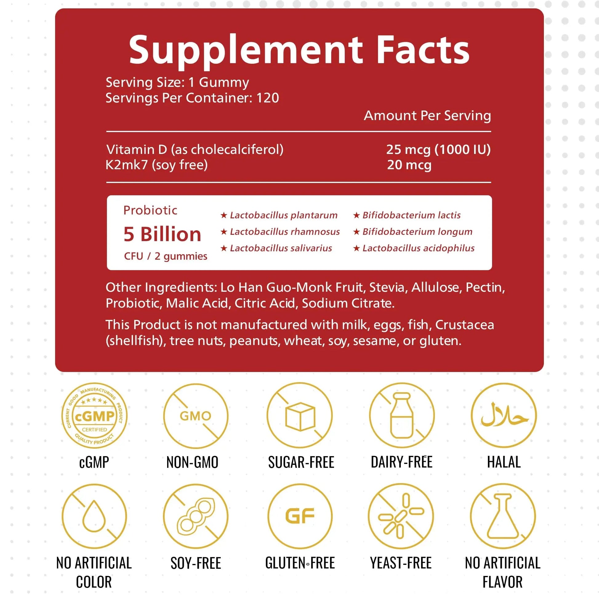 KEN Vitamin D3 K2 with Probiotic for Kids, Sugar-Free Gummies for Calcium Absorption, Bone Support, 5 Billion CFU Probiotics for Gut Balance and Immune Function KEN buy supplements canada