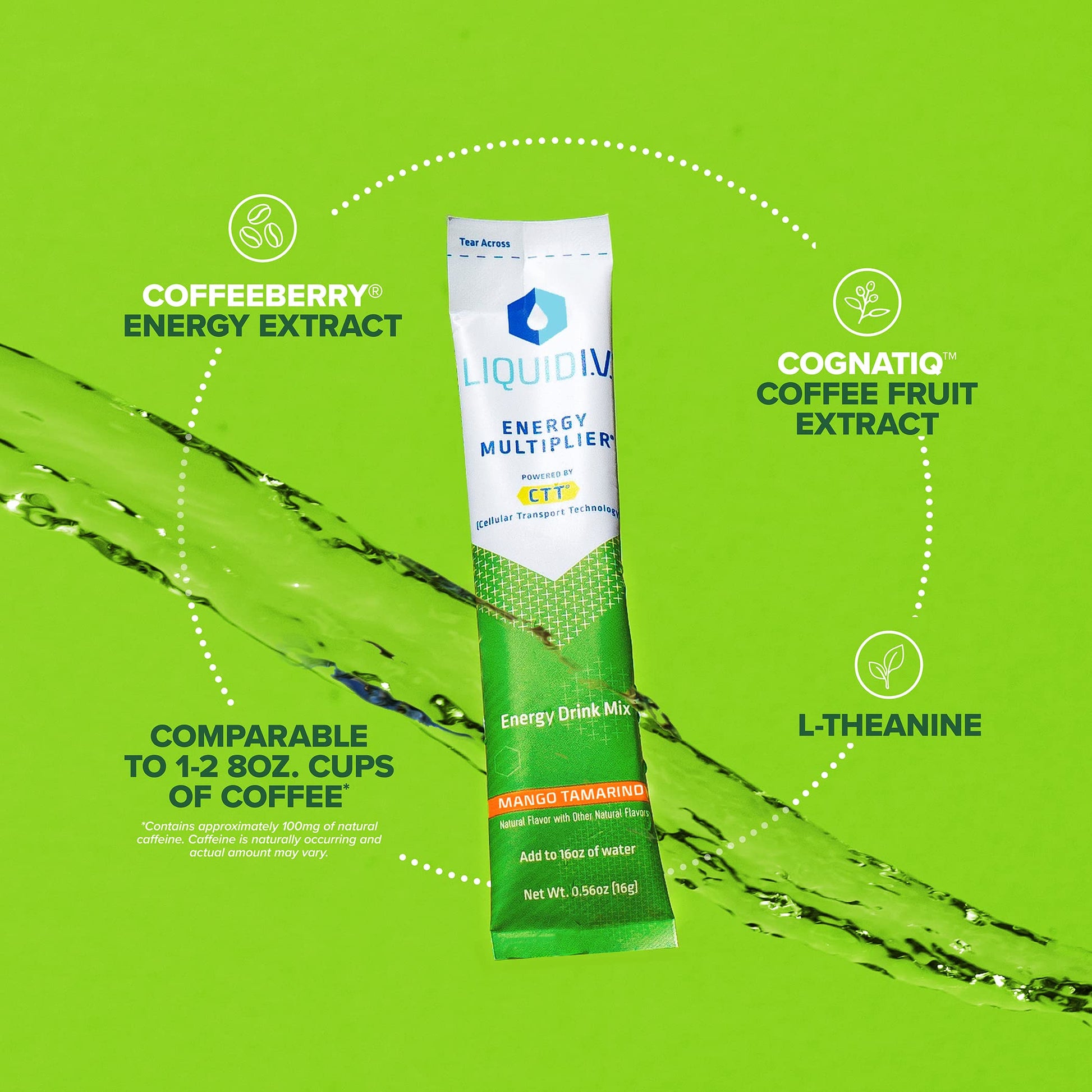 Liquid I.V. Hydration + Energy Multiplier - Mango Tamarind - Hydration Powder Liquid I.V. buy supplements canada