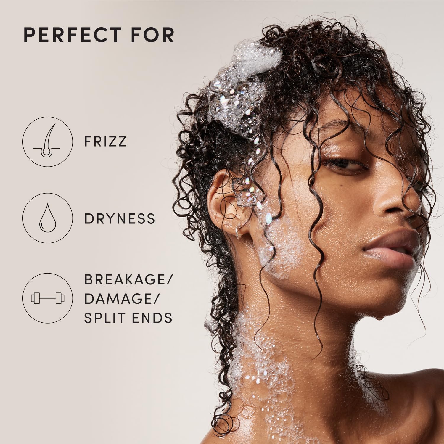 OUAI Thick Shampoo - Moisturizing Shampoo with Keratin, Marshmallow Root, Shea Butter, Avocado Oil for Thick Hair - Strengthens & Hydrates Strands - Paraben, Phthalate & Sulfate Free (10 Fl Oz) OUAI buy supplements canada