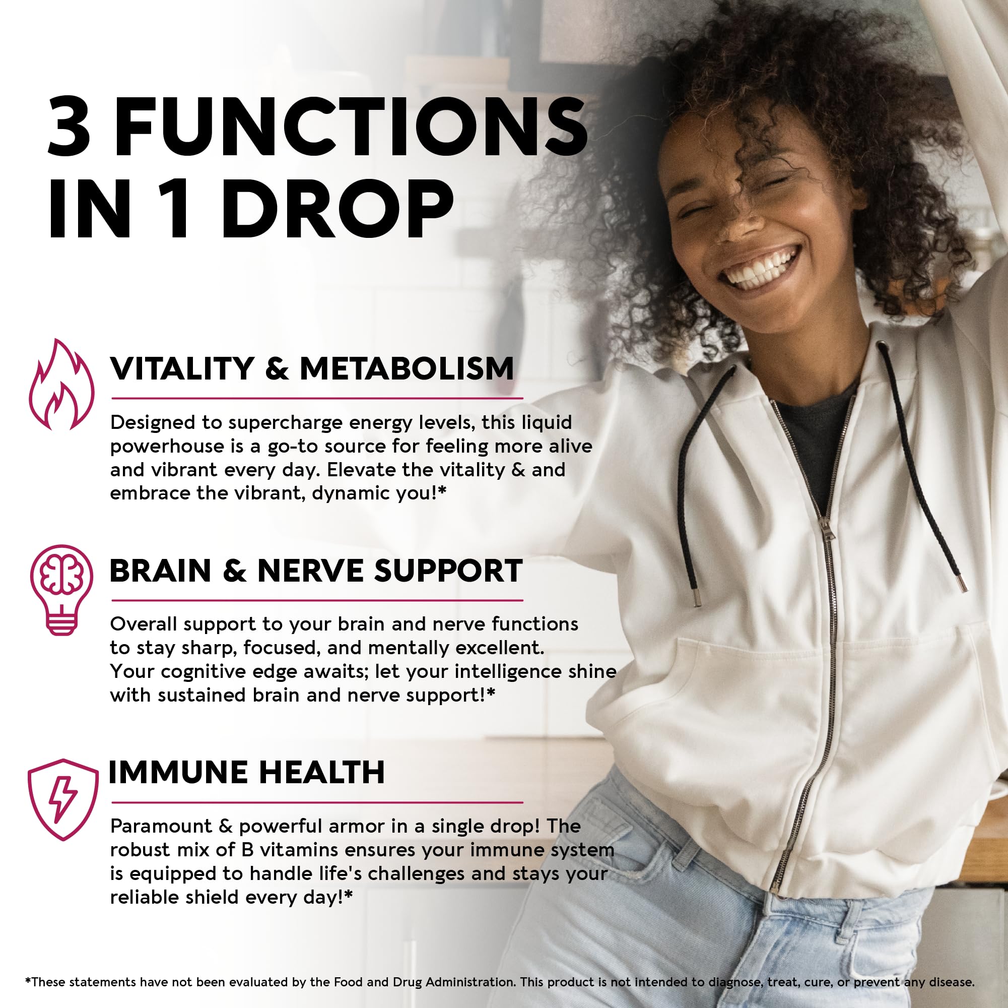 USDA Organic Vitamin B Complex Liquid Drops - 8-in-1 B Complex Vitamins: B1, B2, B3, B5 NUTRAHARMONY buy supplements canada