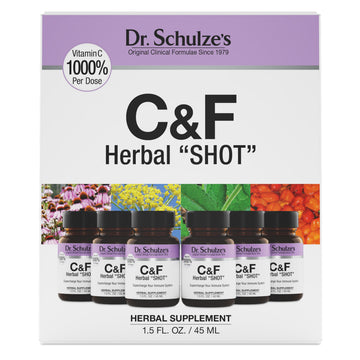 Dr. Schulze's Herbal Shot | Organic Extract | Gluten-Free & Non-GMO for Immune System Support | Total 9 Fl. Oz. | 6 Servings Dr. Schulze's buy supplements canada