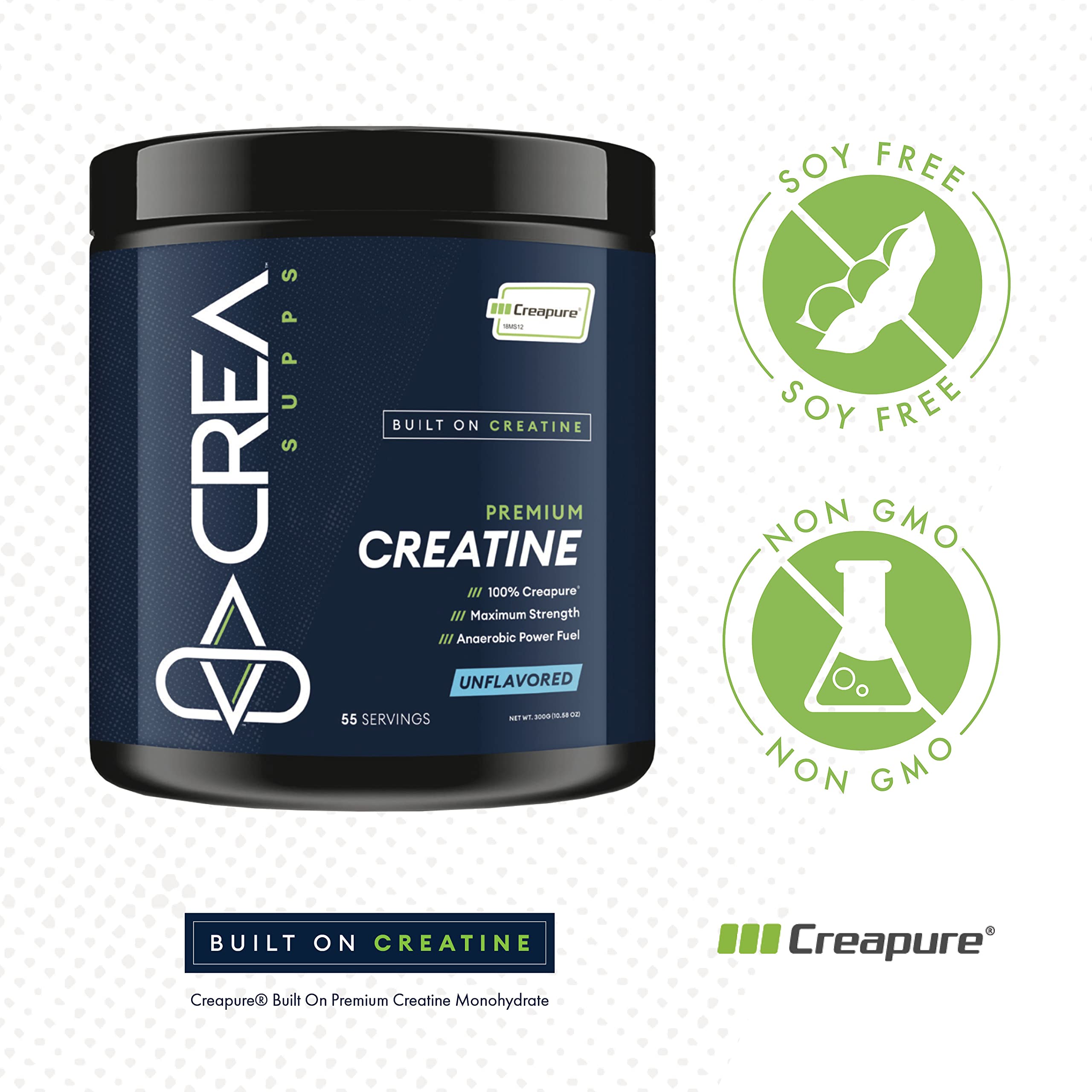 CREA SUPPS Premium Creapure Creatine Monohydrate Powder | Pure, Vegan, Keto CREA SUPPS buy supplements canada