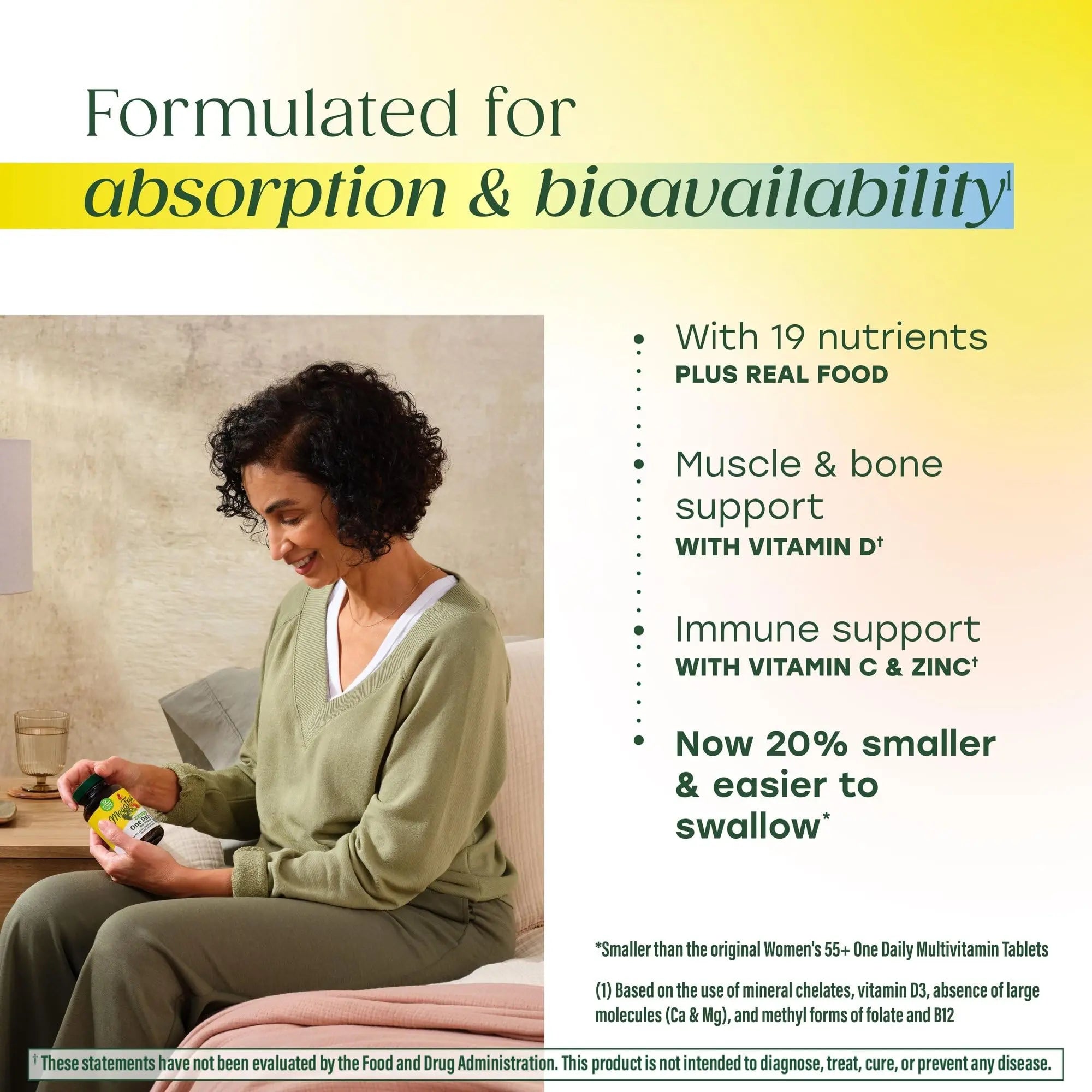 MegaFood Multivitamin for Women 55+ One Daily Womens Multivitamin with Vitamin D3, C, Zinc & Bioavailable Vitamin B12 & Folate MegaFood buy supplements canada