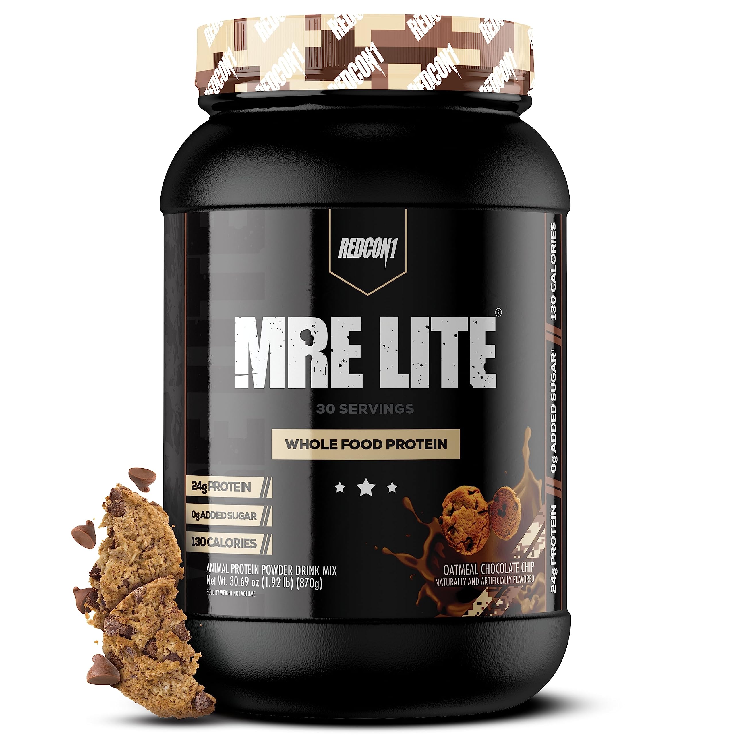 REDCON1 MRE Lite Whole Food Protein Powder, Oatmeal Chocolate Chip - Low Carb REDCON1 buy supplements canada