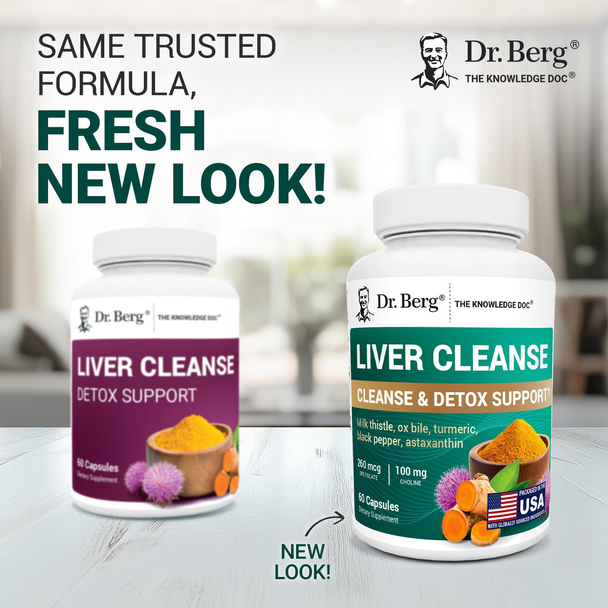 Dr. Berg Liver Cleanse Detox Capsules w/Unique Blend of Milk Thistle, Ox Bile & Folate - Liver Supplement Includes Turmeric, Black Pepper & Choline - 60 Capsules Dr. Berg Nutritionals buy supplements canada