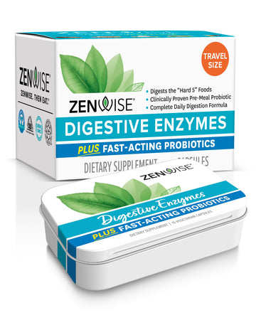 Zenwise Digestive Enzymes - Probiotic Multi Enzymes with Probiotics, 15 Ct Zenwise Health buy supplements canada