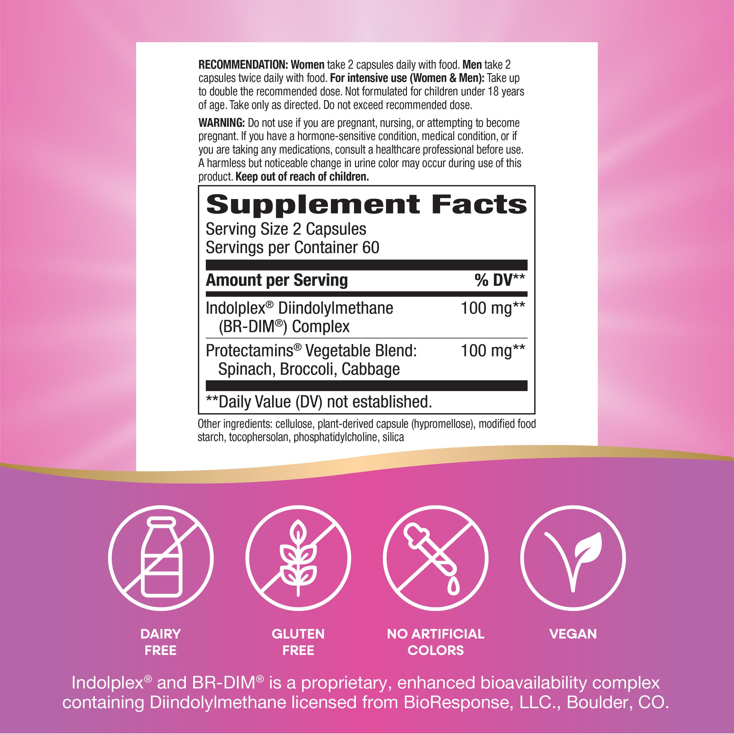 Nature's Way DIM-Plus, DIM Supplement, Supports Balanced Estrogen Metabolism*, Supports Estrogen Hormone Balance*, Diindolylmethane, 120 Vegan Capsules Nature's Way buy supplements canada