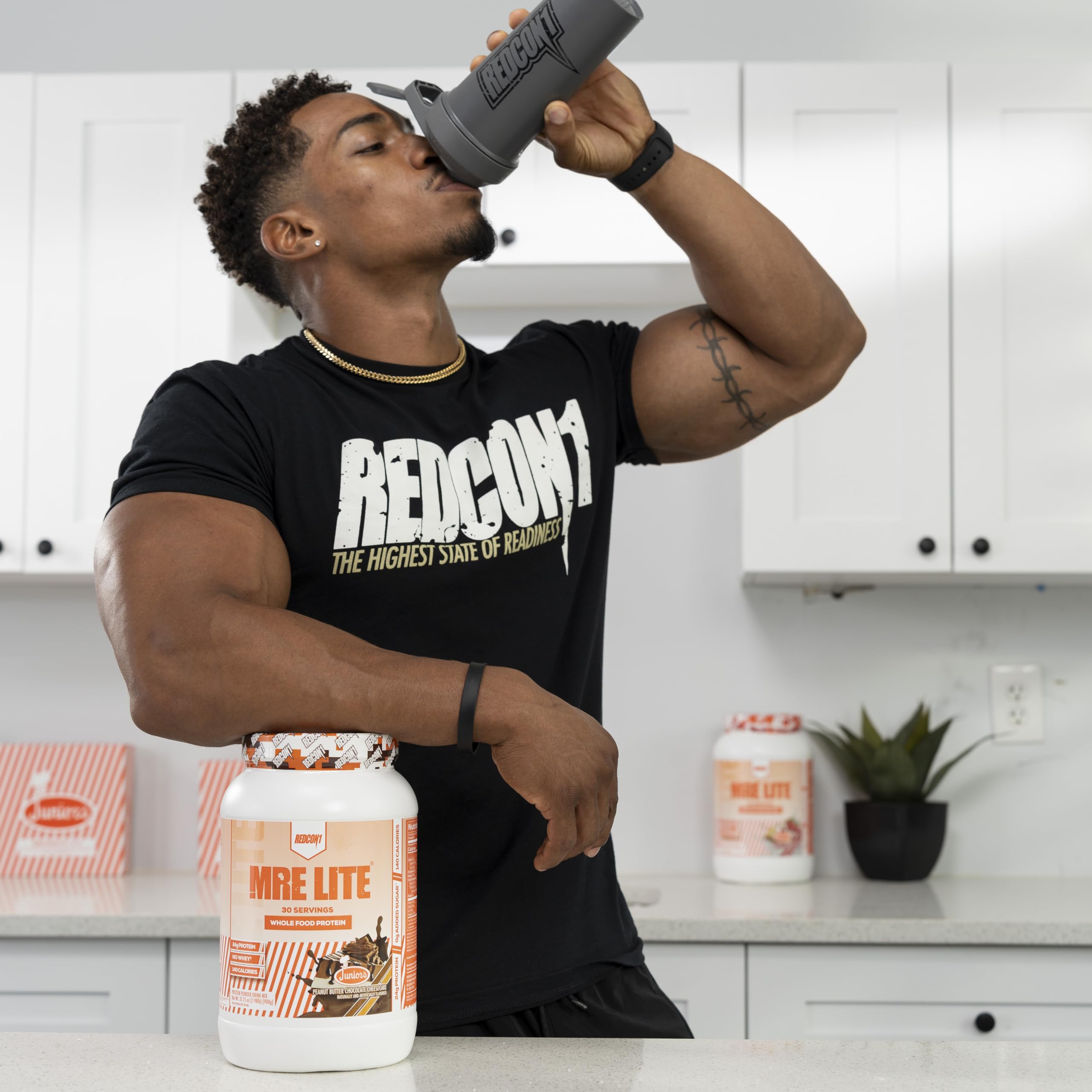 REDCON1 MRE Lite Whole Food Protein Powder, Juniors, Peanut Butter Chocolate REDCON1 buy supplements canada
