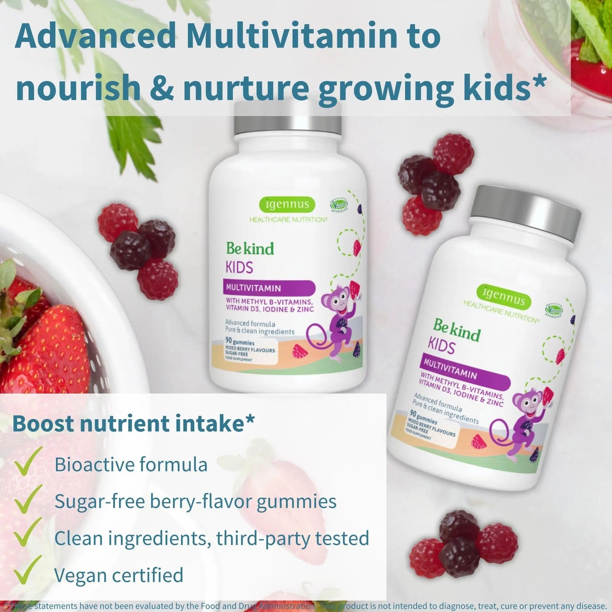 Vegan Omega-3 Algae Oil + Advanced Kids Multivitamin Gummy Bundle, High Concentration DHA & EPA + Vitamin A, B, C, D3 & E Igennus Healthcare Nutrition buy supplements canada