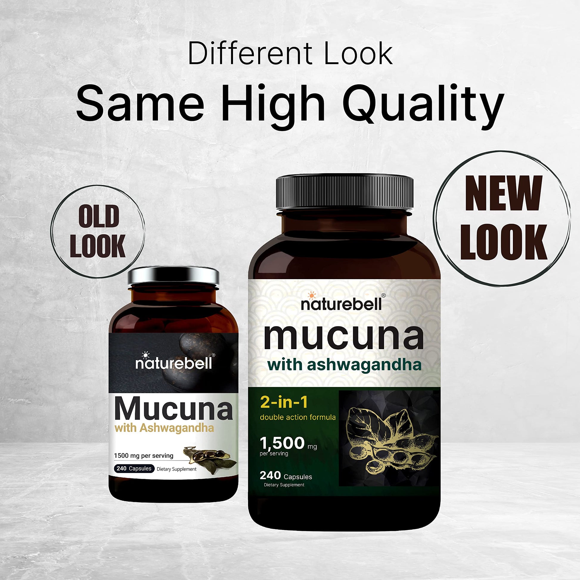 2 Pack NatureBell Mucuna Pruriens Capsules, 1500mg Per Serving, Made with Mucuna NatureBell buy supplements canada