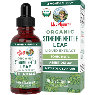 MaryRuth Organics Stinging Nettle Leaf Extract | Detox Supplement Herbal Drops | USDA Organic | Vegan | Non-GMO | Gluten Free | 1 Fluid Oz MARYRUTH'S buy supplements canada