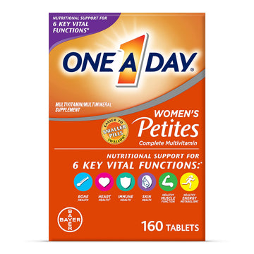 One A Day Women’s Petites Multivitamin,Supplement with Vitamin A, C, D, E and Zinc for Immune Health Support, B Vitamins, Biotin, Folate (as folic acid) & more,Tablet, 160 count ONE A DAY buy supplements canada