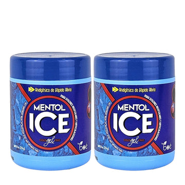 BOÉ COSMETICS Mentol Ice Cold Gel 8 oz (2 Pack) Pain Relief Gel for Muscles & Joints – Fast-Acting Analgesic for Arthritis, Back Pain, Cramps, Sprains & Headaches – Non-Greasy & Quick Absorption BOÉ COSMETICS buy supplements canada