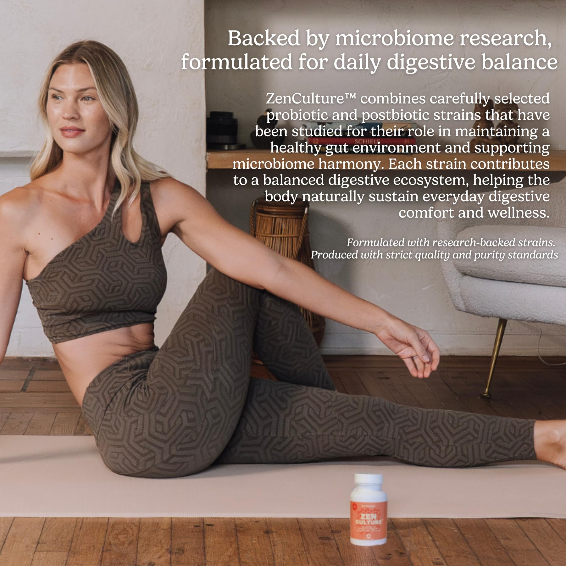 Zen Principle Zenculture™ – 4-in-1 Synbiotic Supplement (Probiotic + Prebiotic + Postbiotic + Digestive Enzymes) with CoreBiome®. Anti Bloating, Immune & Brain-Gut Health. 60 Capsules Zen Principle buy supplements canada