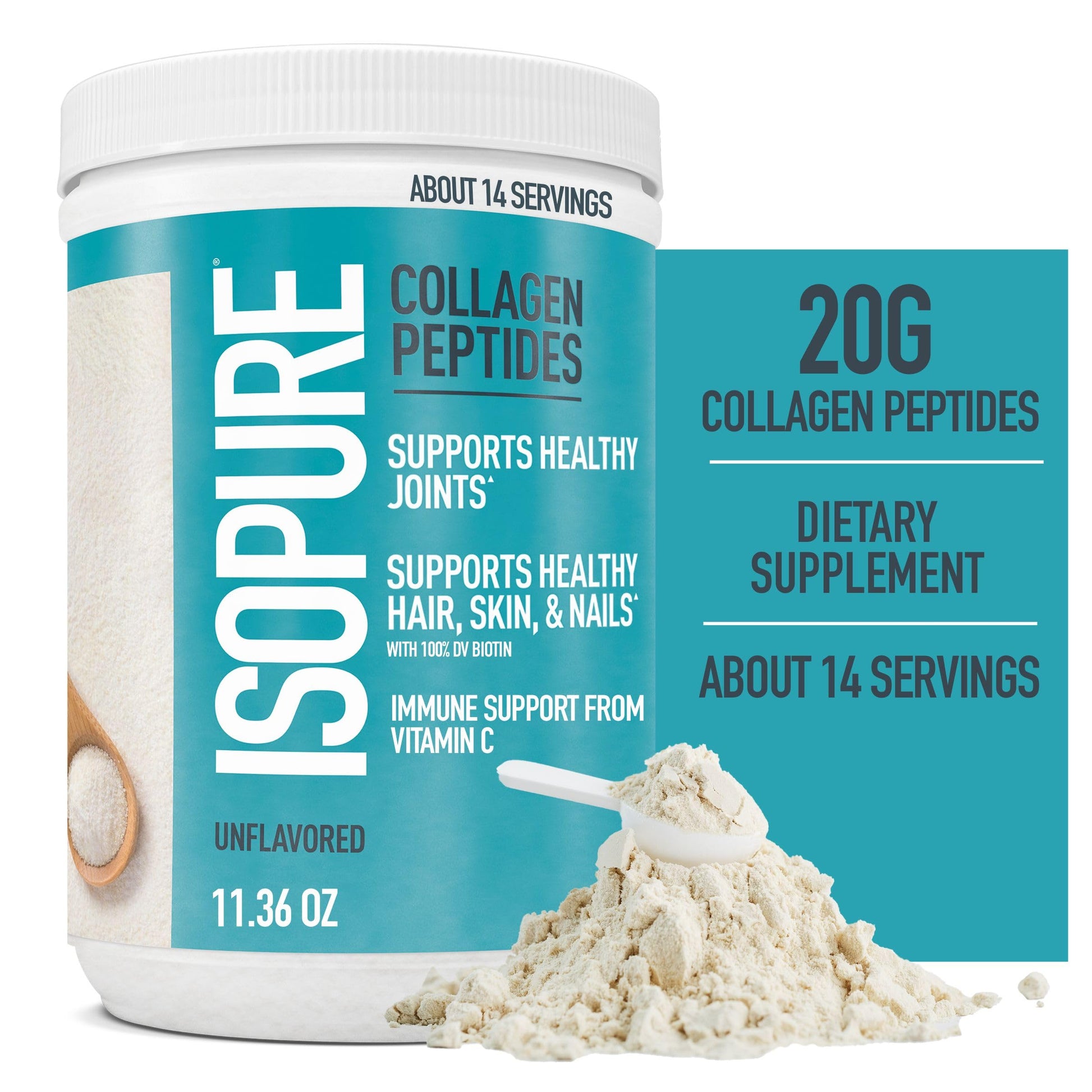 Bundle of Isopure Unflavored Organic Vegan Pea Protein Powder, Dairy Free with Amino Isopure buy supplements canada