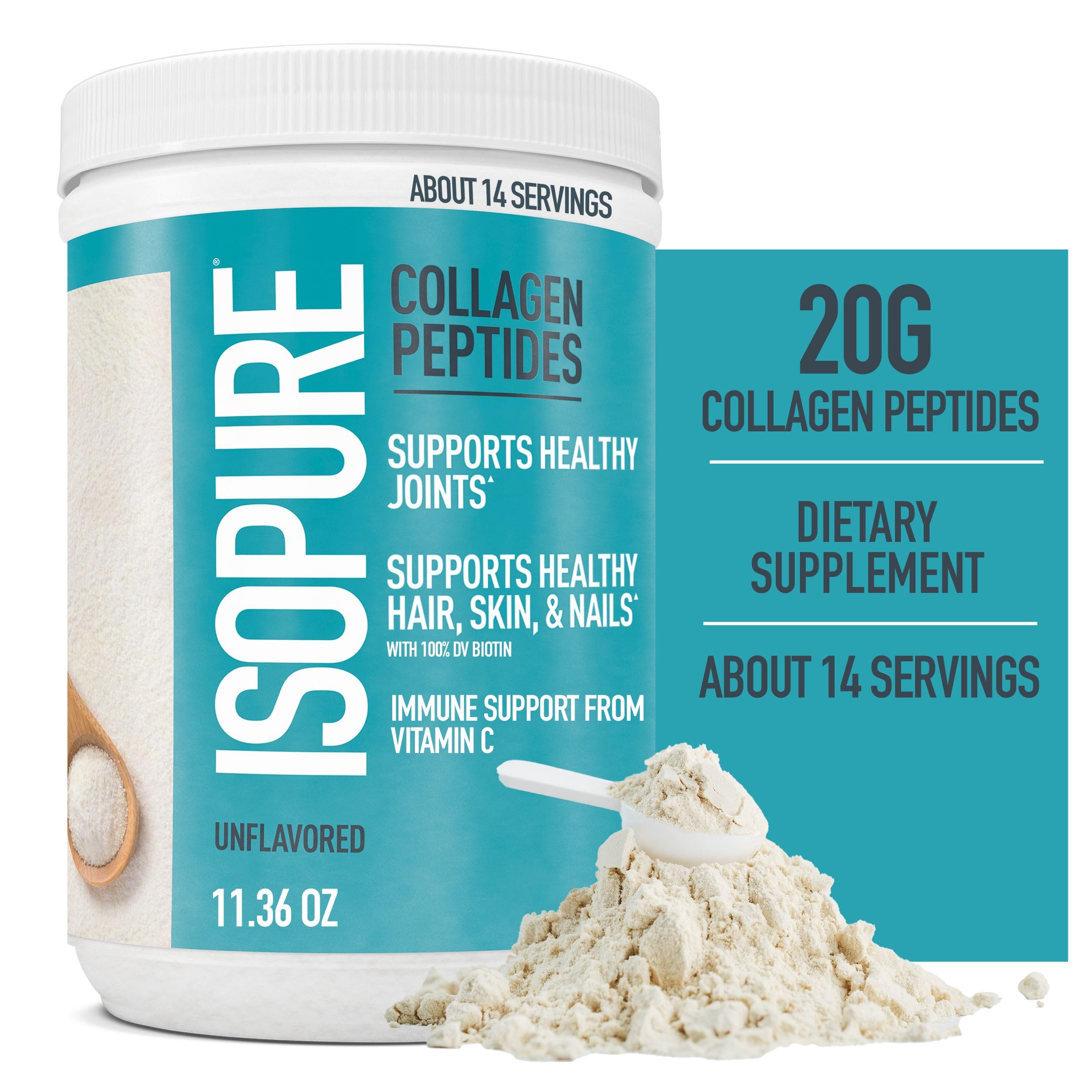 Bundle of Isopure Unflavored Organic Vegan Pea Protein Powder, Dairy Free with Amino Isopure buy supplements canada