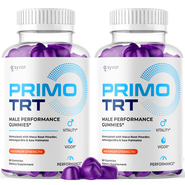 (2 Pack) Primo TRT Gummies for Men, Official Primo TRT Male Performance Gummys with Maximum Strength Ingredients, Advanced PrimoTRT Male Health Support Supplement with Premium Vitamins (120 Gummies) S.O Labs buy supplements canada