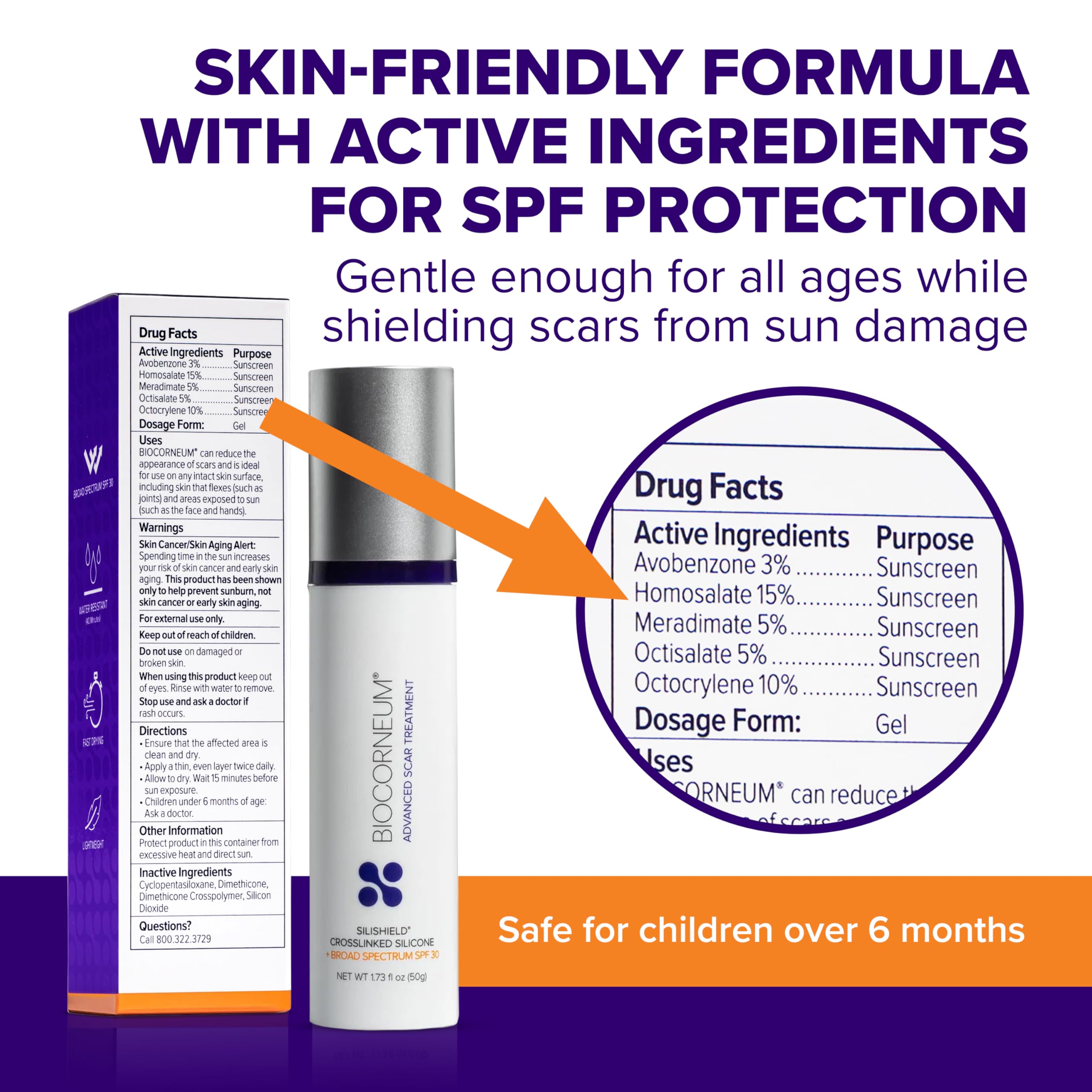 Biocorneum Advanced Scar Treatment with Silishield® & SPF 30 10g – Medical Grade Silicone Gel to Support Healing of Surgical Scars and Marks BIOCORNEUM buy supplements canada