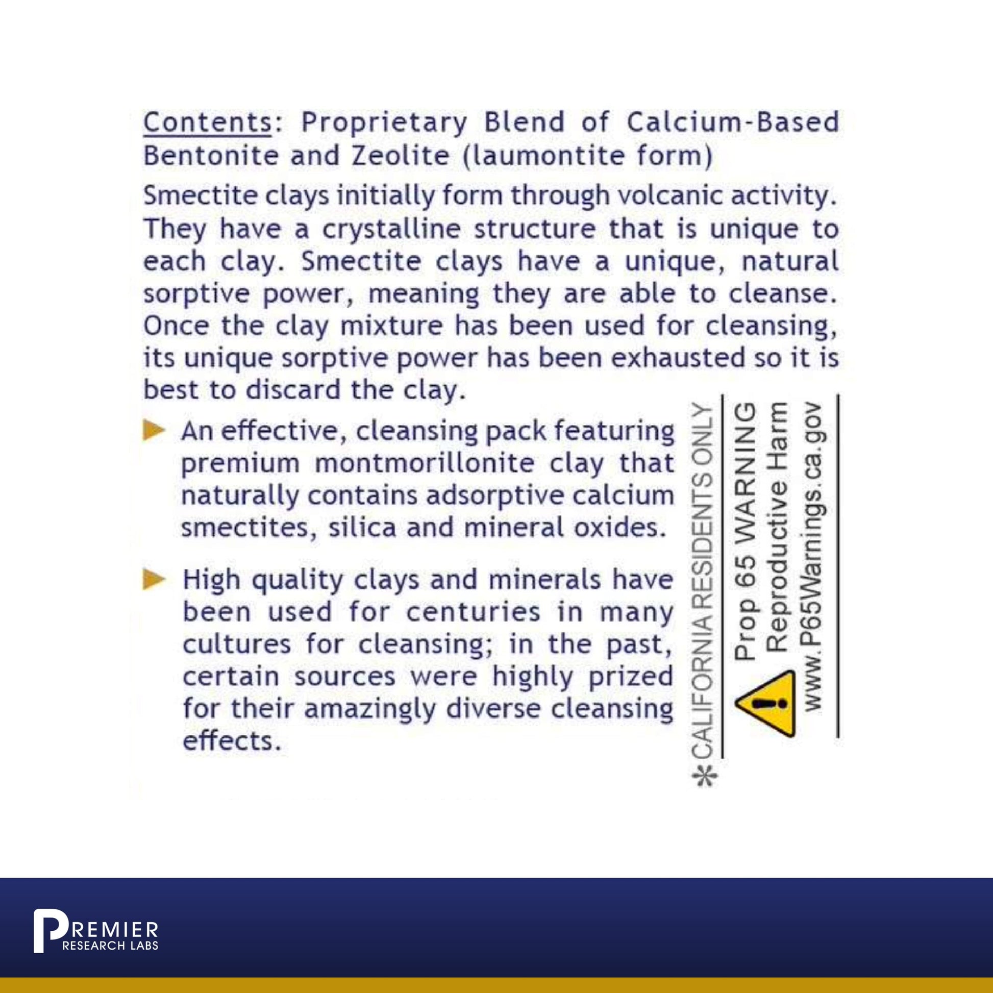 Premier Research Labs Medi-Dental Pack - Detoxifying Volcanic Clay - Dental & Body Cleansing - With Calcium Smectites Silica & Mineral Oxides - 5 oz Premier Research Labs buy supplements canada
