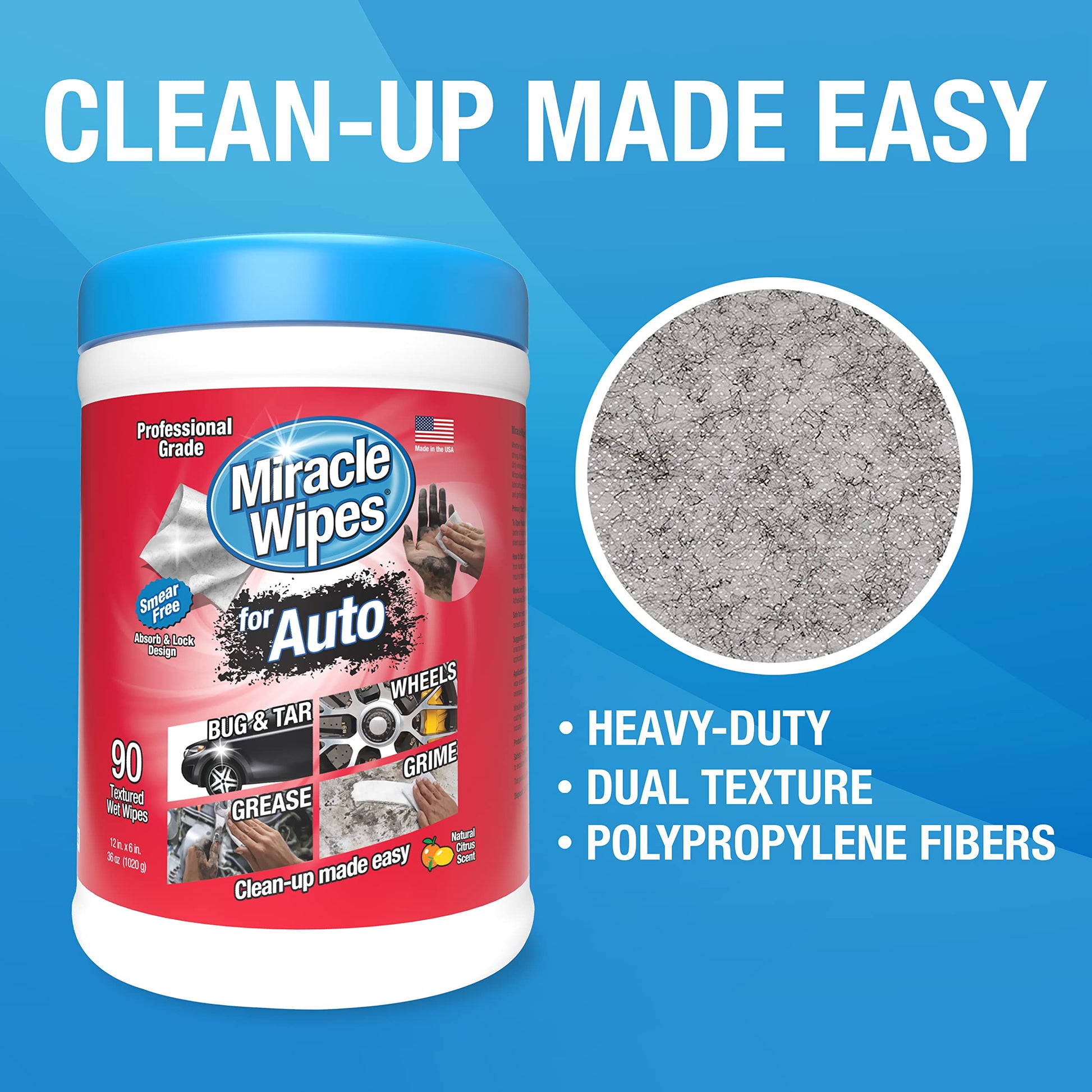 MiracleWipes for Automotive, All Purpose Cleaning Wipes for Hands, Auto Interior, Exterior MiracleWipes buy supplements canada
