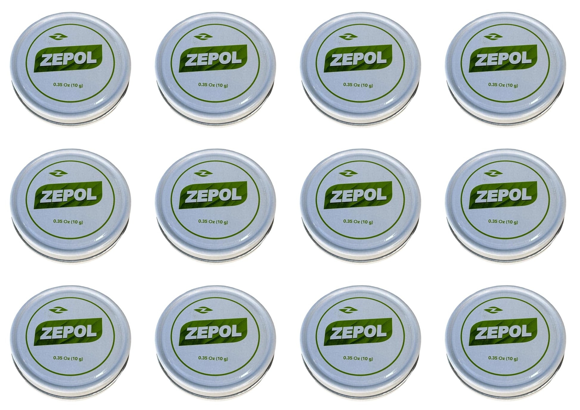 Zepol Original - Long-Lasting Topical Analgesic Ointment for Muscles, Joints, Backache, Sprains, and Strains - Pack of 12 Cans, 0.35 oz Each Zepol buy supplements canada