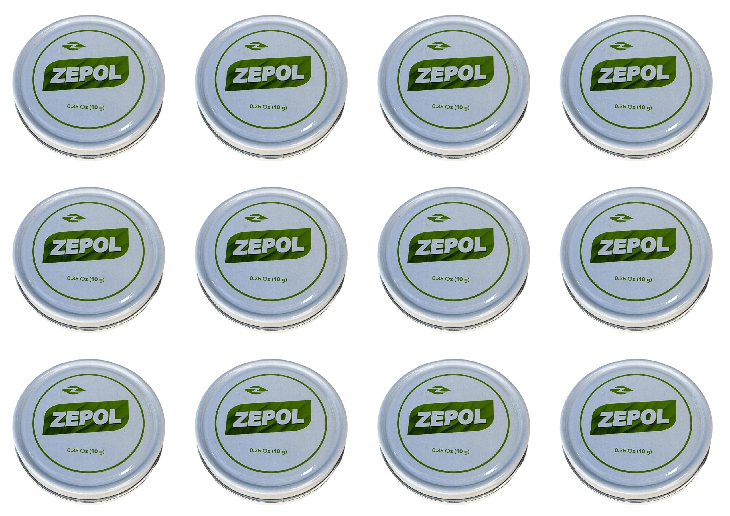 Zepol Original - Long-Lasting Topical Analgesic Ointment for Muscles, Joints, Backache, Sprains, and Strains - Pack of 12 Cans, 0.35 oz Each Zepol buy supplements canada