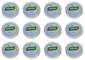 Zepol Original - Long-Lasting Topical Analgesic Ointment for Muscles, Joints, Backache, Sprains, and Strains - Pack of 12 Cans, 0.35 oz Each Zepol buy supplements canada