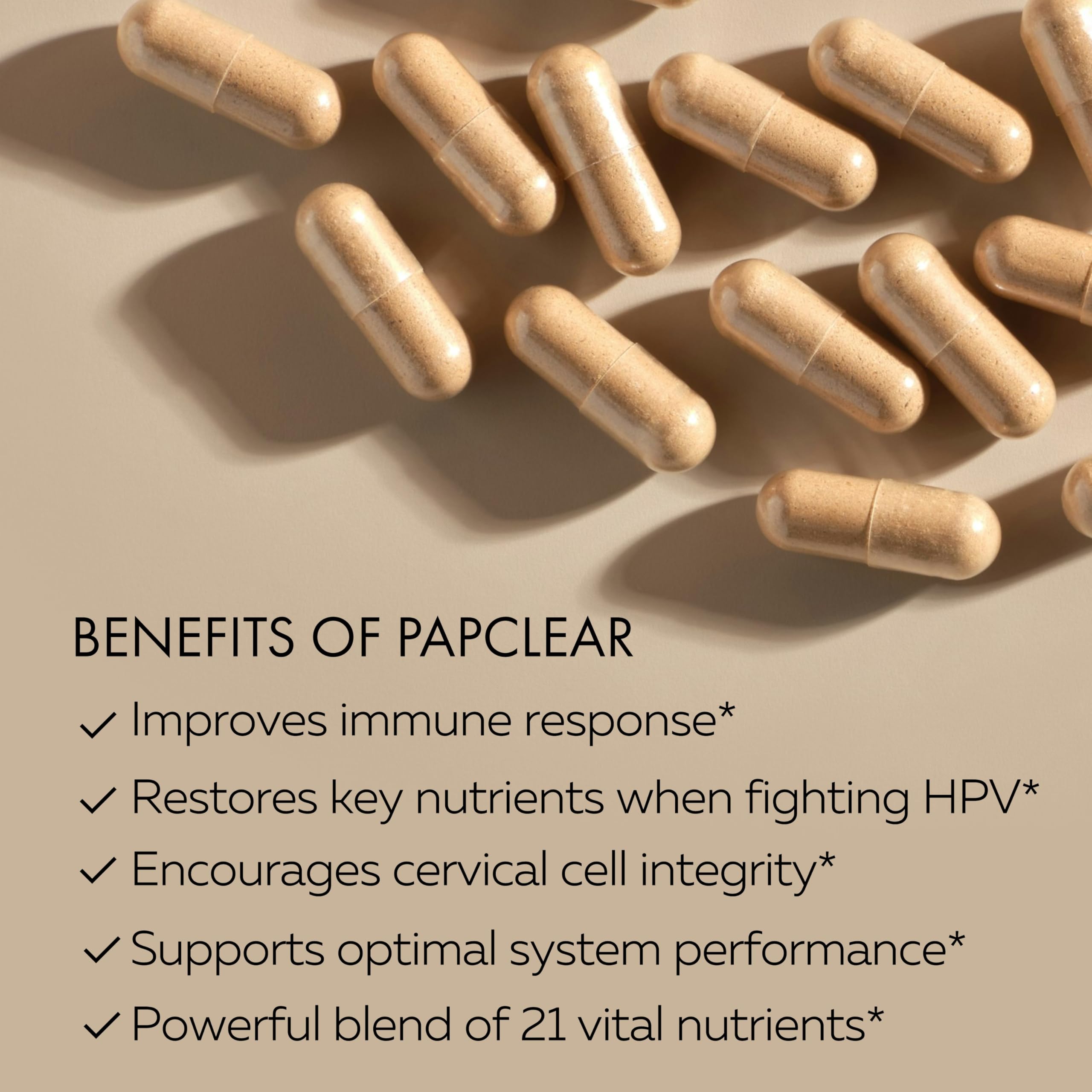 PAPCLEAR Physician Formulated | All Natural Immune Support Supplement | Advanced Powerful Immunity Booster | 21 Vitamins & Nutrients with Organic Shiitake Mushroom & Lycopene | 90 Capsules | Pack of 1 HPD Rx buy supplements canada