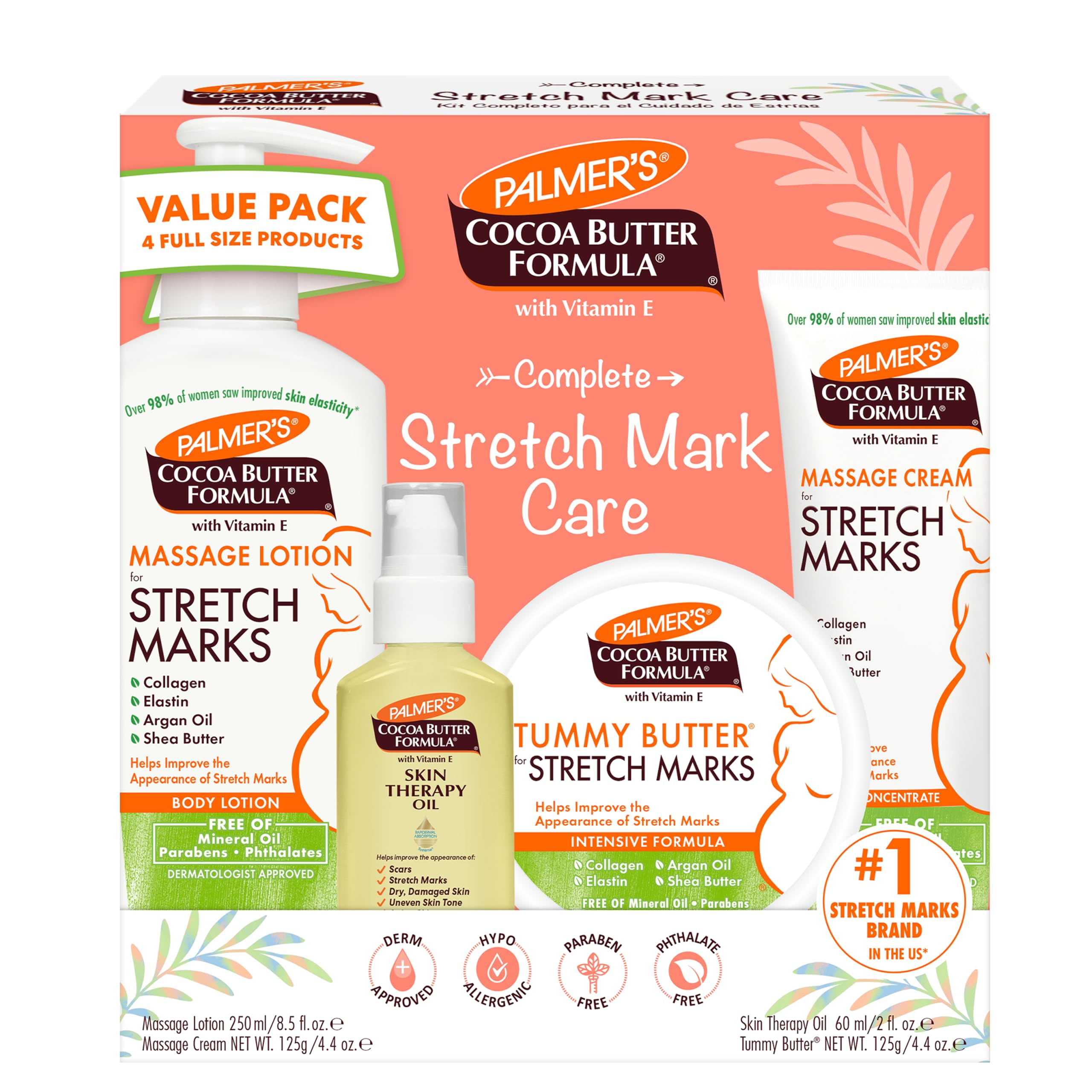 Palmer's Cocoa Butter Formula Pregnancy Skin Care Kit for Stretch Marks and Scars, Dermatologist Approved Palmer's buy supplements canada
