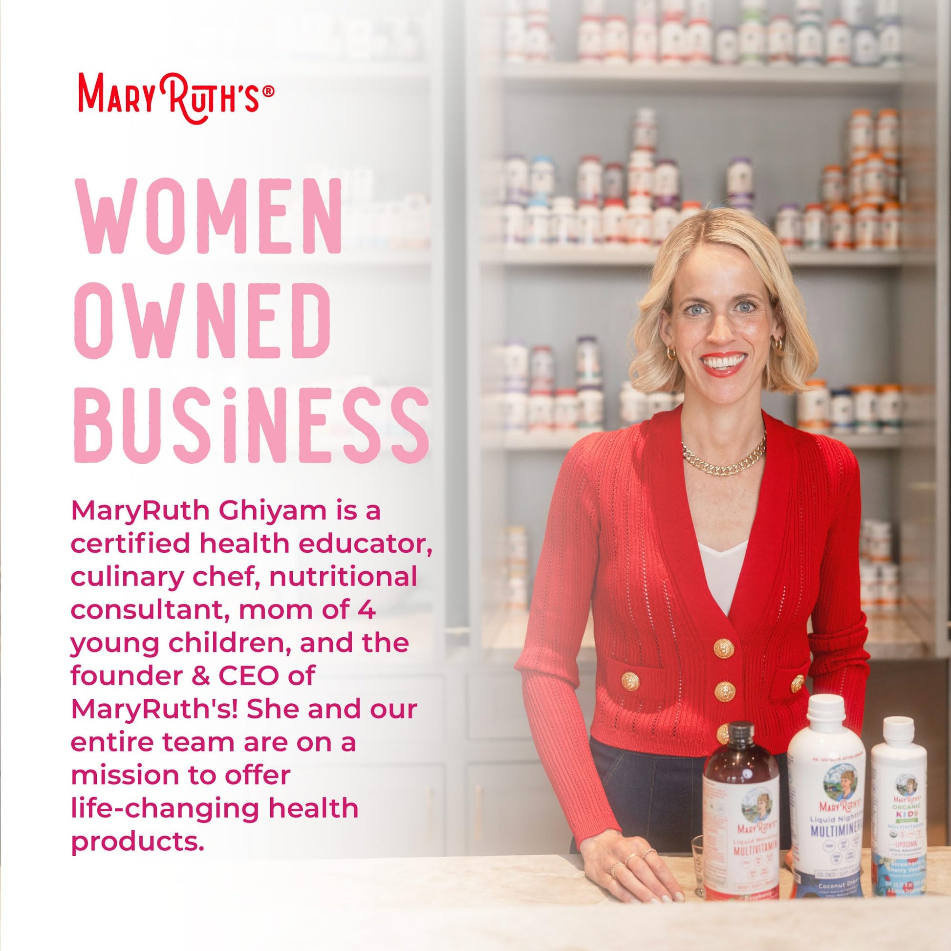 MaryRuth Organics USDA Organic Multivitamin for Women, Sugar Free Womens Multivitamin, Liquid Vitamins for Women, Immune Support Supplement, Ashwagandha, Methylfolate, Vegan, Non-GMO, 15.22 Fl Oz MARYRUTH'S buy supplements canada