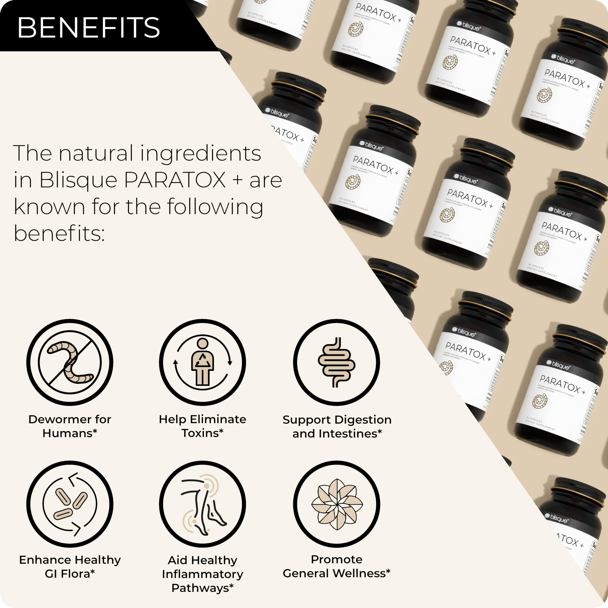 Blisque – Natural para Cleanse Support Supplement to Eliminate Harmful Organisms Blisque buy supplements canada