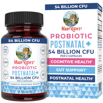 MaryRuth Organics Postnatal Probiotics for Breastfeeding Women | Nursing Probiotic Capsules with Vitamins | Minerals & Antioxidants | 54 Billion CFU | Non-GMO | Vegan | 30 Servings MARYRUTH'S buy supplements canada