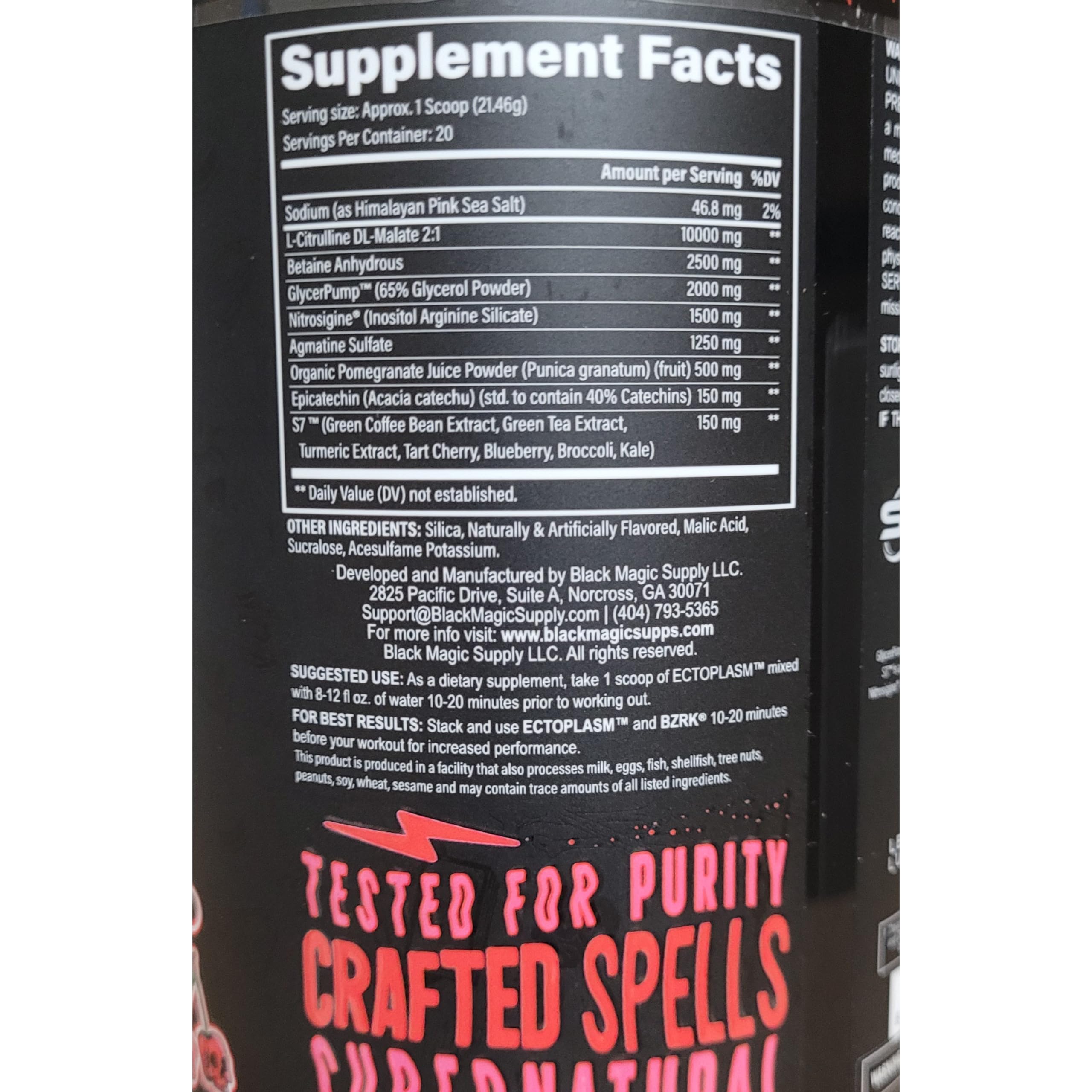 Black Magic Supply Ecto Plasm Voodoo - Rabid Berry- Non-Stimulant Pump Igniter Black Magic Supply buy supplements canada