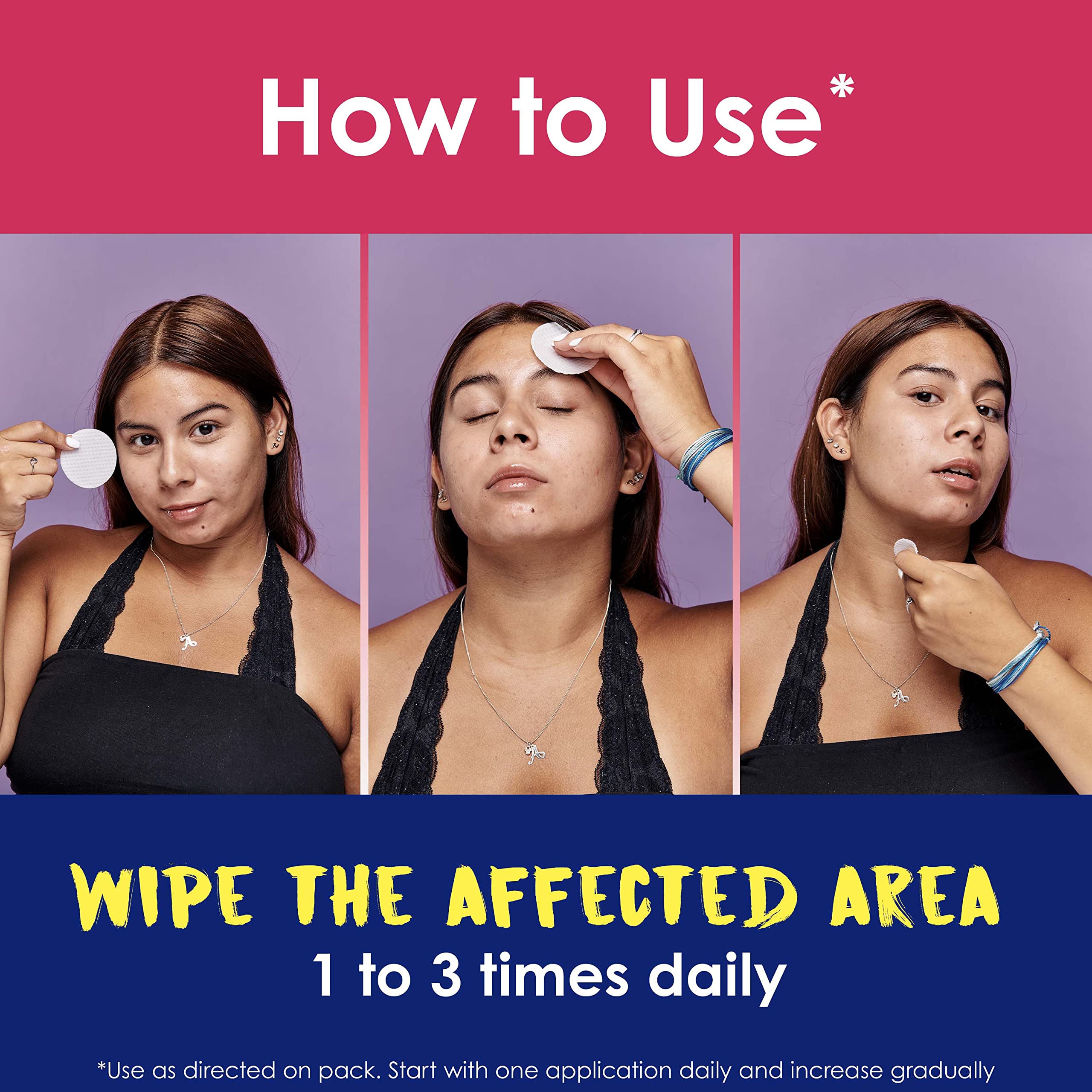 Clearasil Rapid Rescue Deep Treatment Acne Face Pads, Maximum Strenght with 2% Salicylic Acid Acne Clearasil buy supplements canada