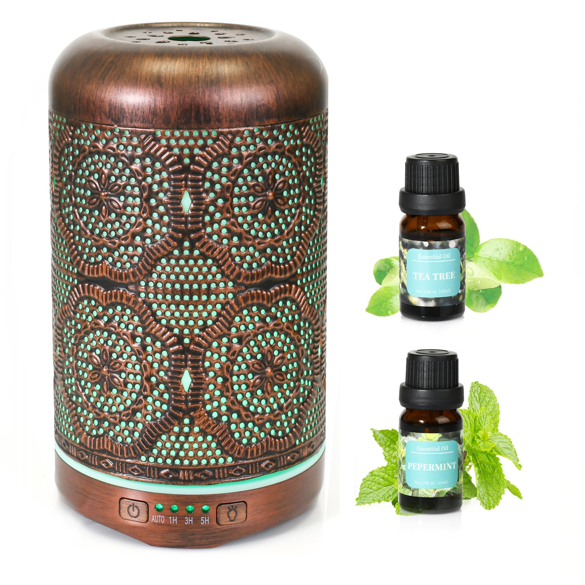 Essential Oil Diffuser, Upgraded Metal Diffusers with Lavender Lemon Essential Oils, 250ml BAIESHIJI buy supplements canada