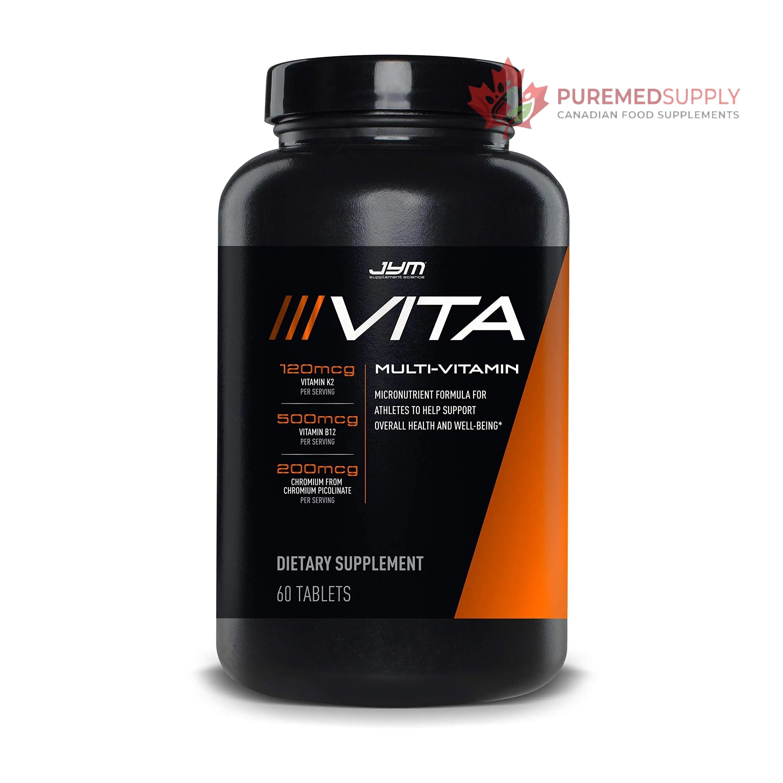 JYM Supplement Science PRO JYM 45 Servings - Tahitian Vanilla Bean & tamin & Mineral Support, Vitamin A, C, B6, B12, E, K, Boron, Biotin, Potassium 60 Tablets JYM Supplement Science buy supplements canada