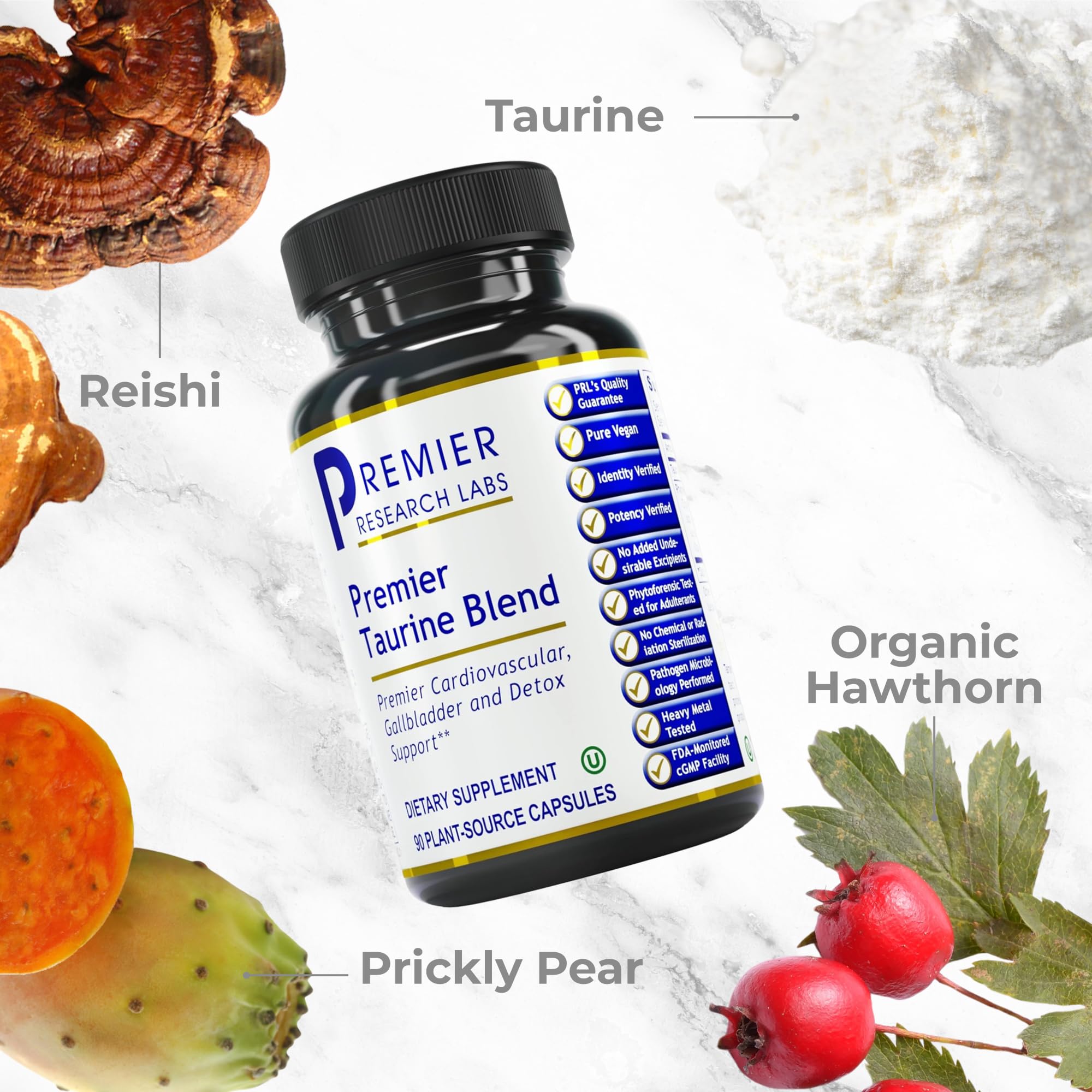 Premier Research Labs Taurine Blend - Taurine Supplement, Taurine Pills, L Taurine Amino Acid Supplement for Liver, Gallbladder, Brain & Heart Health, for Women & Men - 90 Vegetarian Capsules Premier Research Labs buy supplements canada