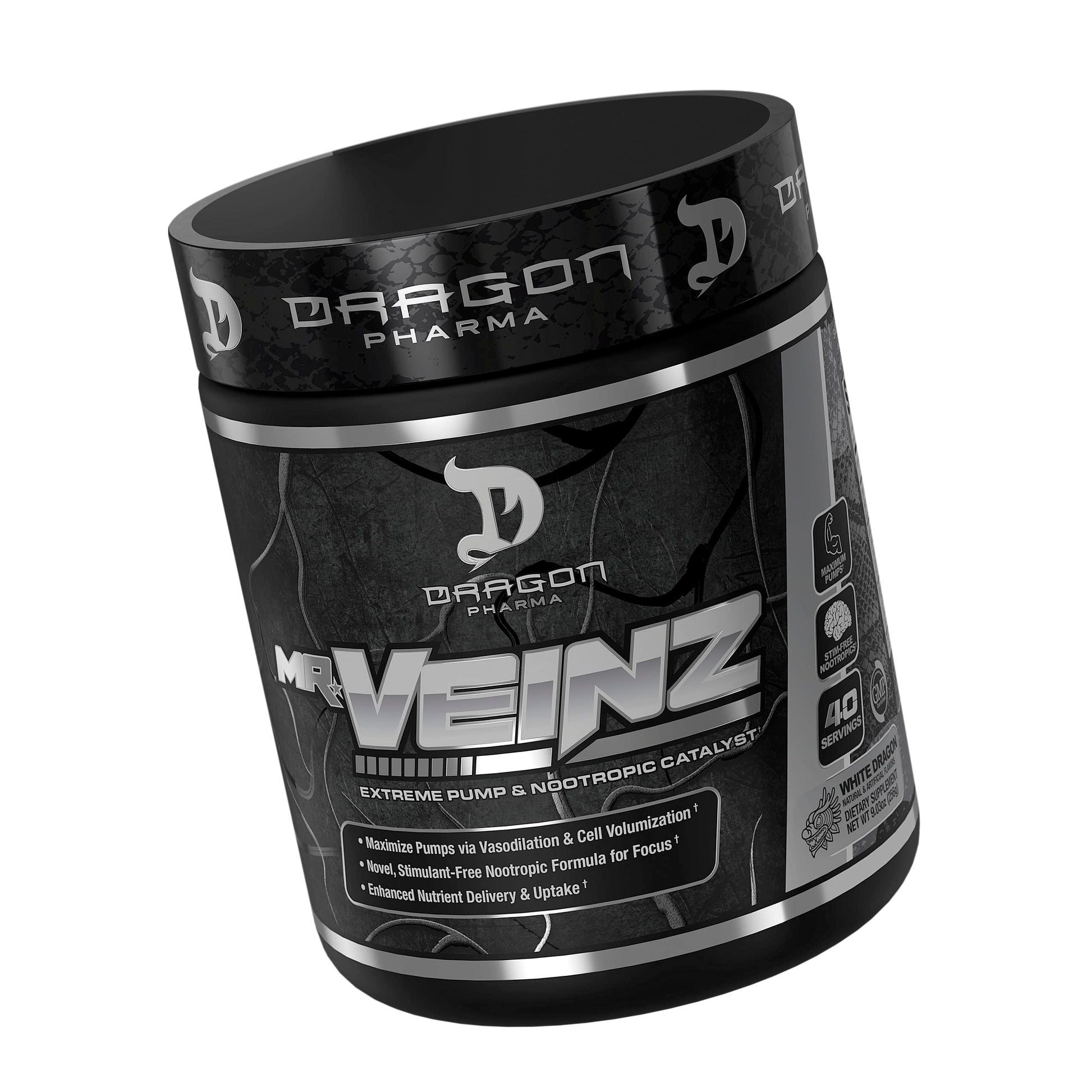 DRAGON PHARMA Mr. Veinz Stim Free Pre-Workout, Extreme Pump & Nootropic Catalyst DRAGON PHARMA buy supplements canada