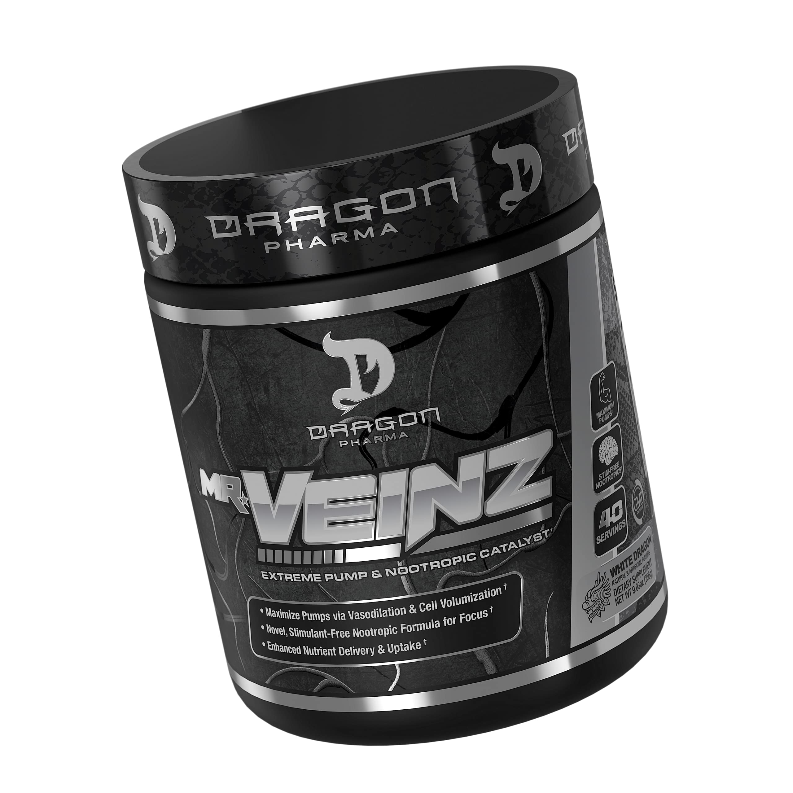 DRAGON PHARMA Mr. Veinz Stim Free Pre-Workout, Extreme Pump & Nootropic Catalyst DRAGON PHARMA buy supplements canada