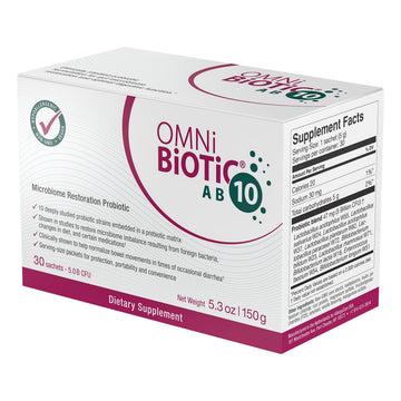OMNi BiOTiC AB 10 - Clinically Tested Restorative Probiotic - Supports & Restores Gut Flora & Digestion OMNi BiOTiC buy supplements canada