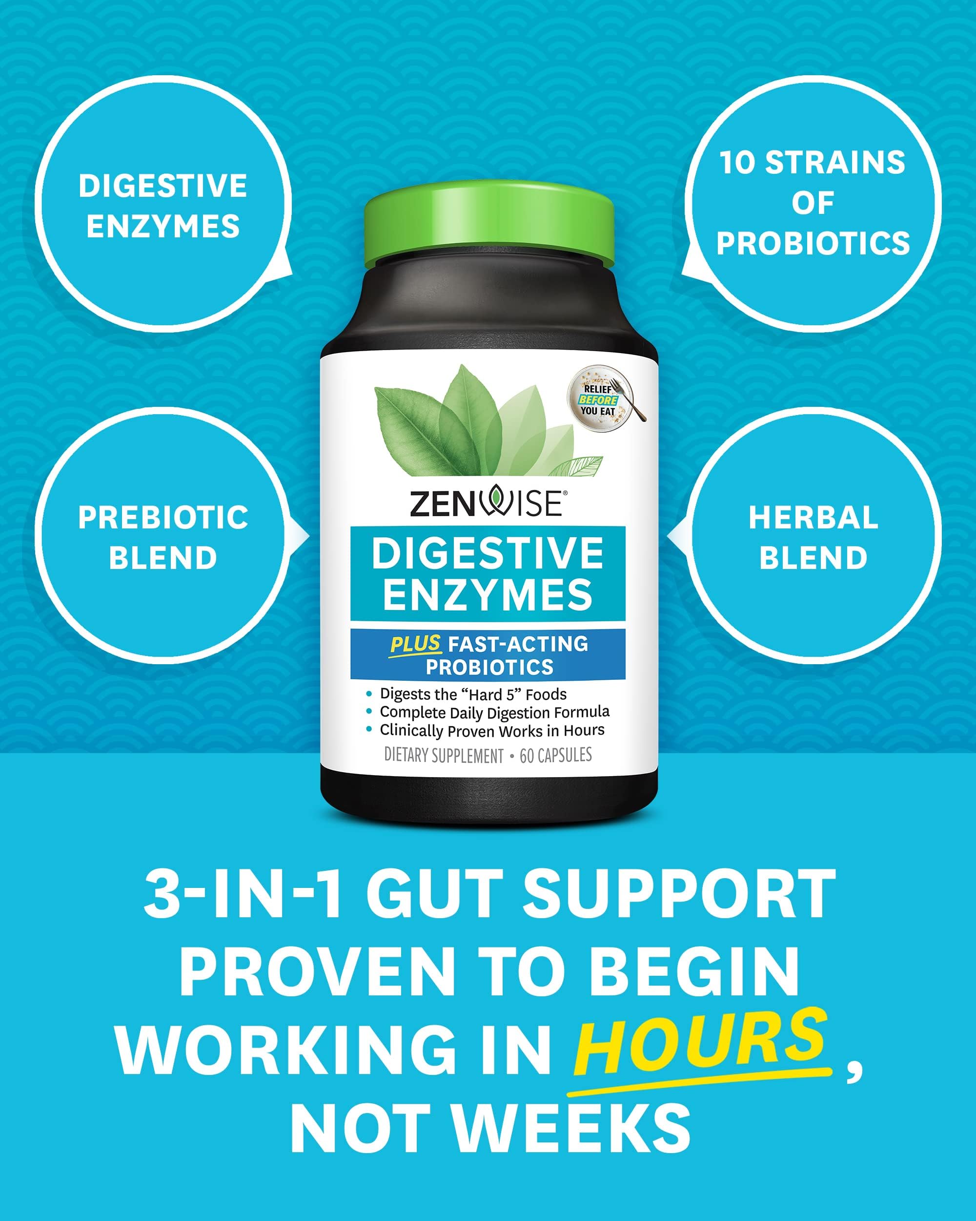 Zenwise Health Digestive Enzymes - Probiotic Multi Enzymes with Probiotics Zenwise Health buy supplements canada