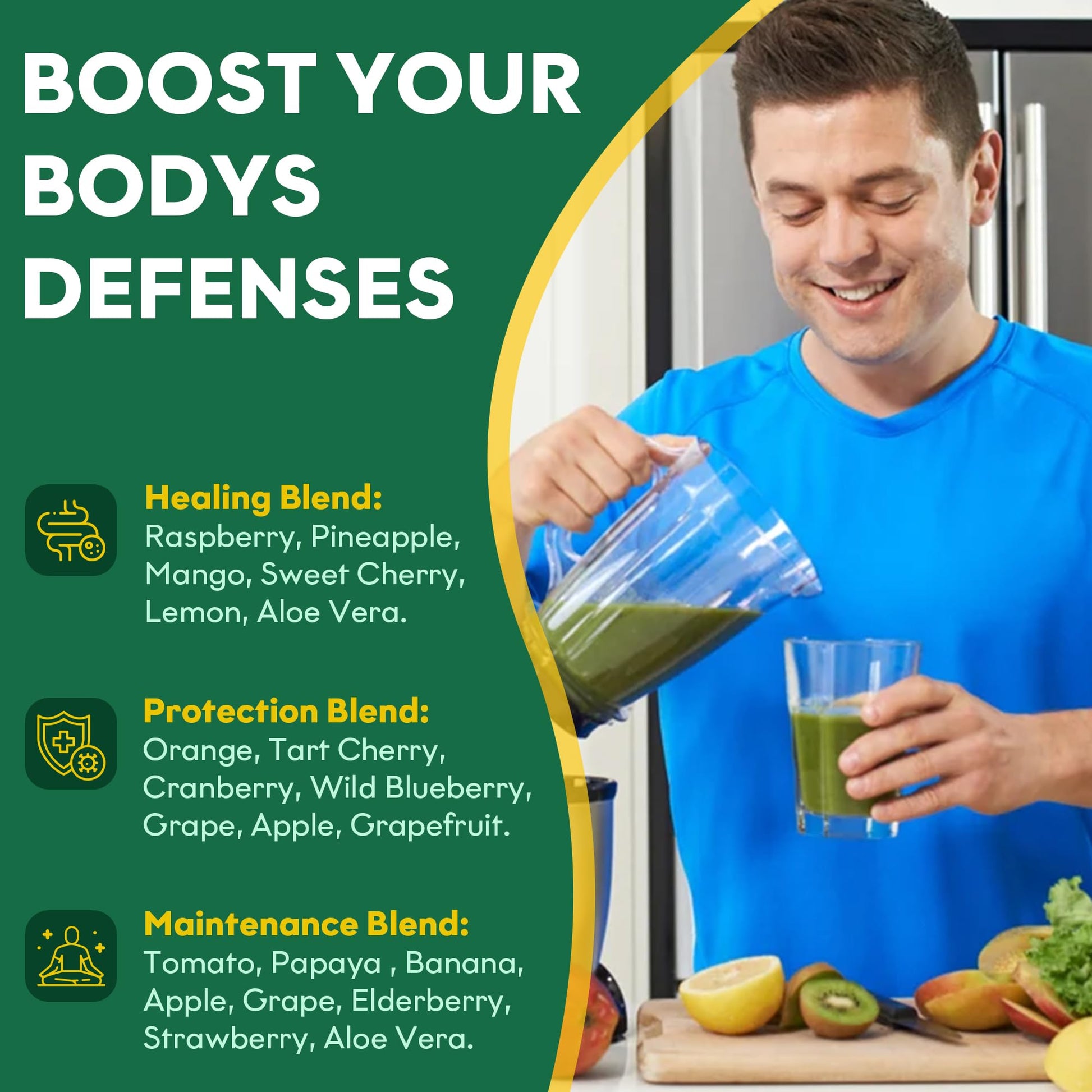 Fruits and Veggies Supplement (60 Day Supply) Powerfull Blend of 39 Whole Fruits and Veggies, Fills Nutritional Gaps, Get Energy, Well-being. USA Made Non-GMO/Vegan/Gluten Free. Packaging May Vary ROOTIE buy supplements canada